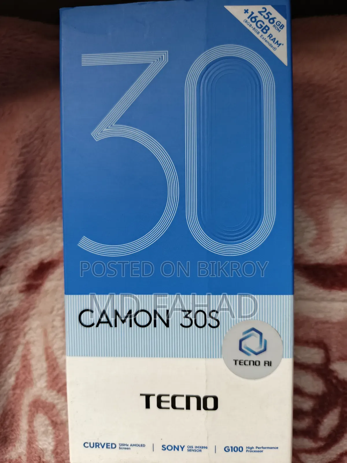 Tecno Camon 30S 256 GB Black