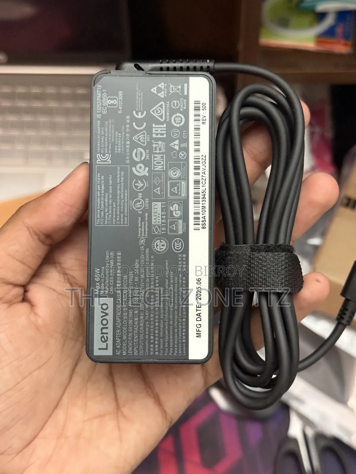 Lenovo Type C 65w অ্যাডাপ্টার, ল্যাপটপের চার্জার