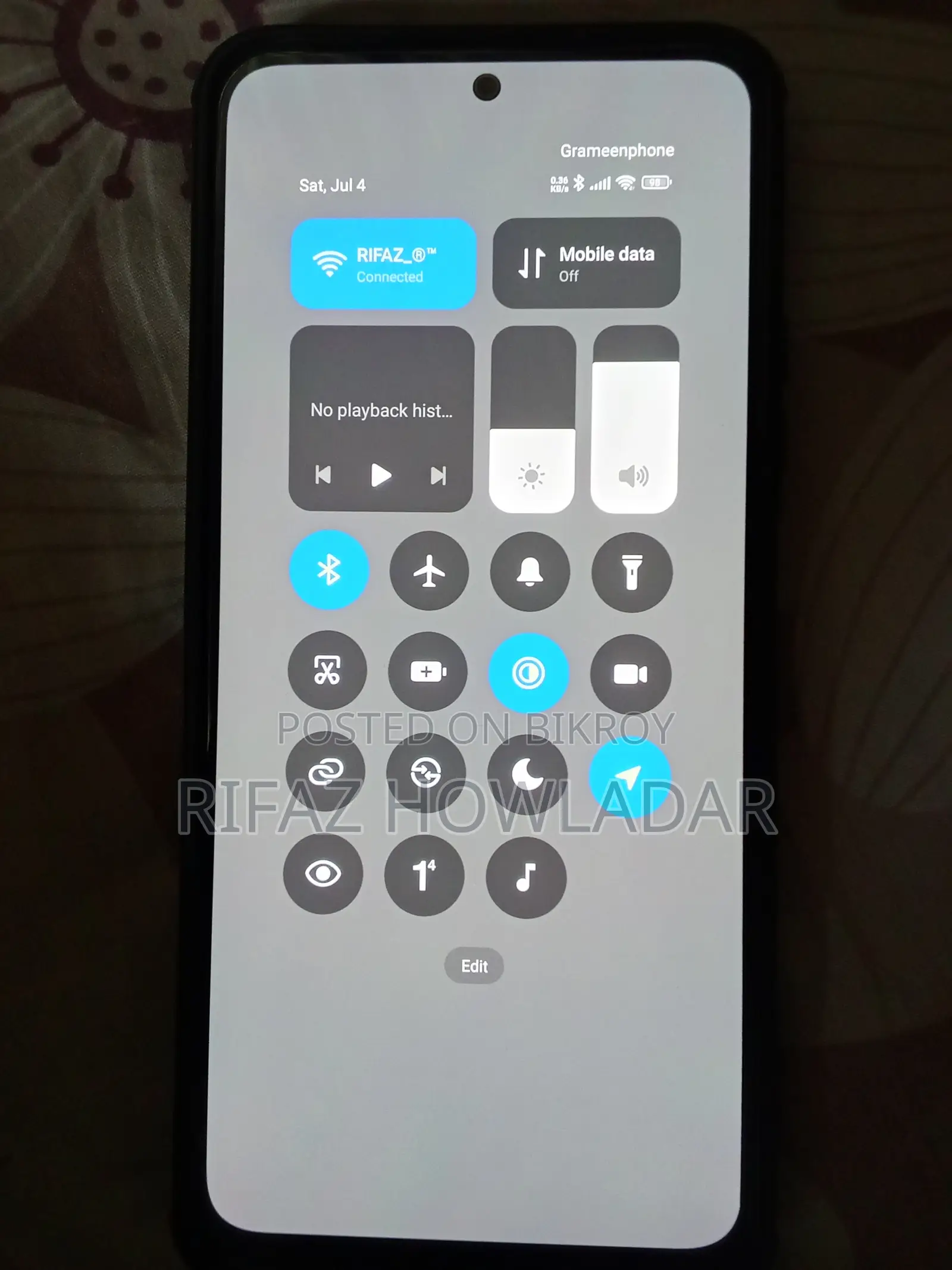 Xiaomi Redmi Note 12 5G 128 GB Black