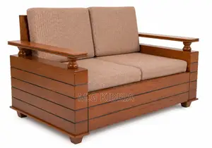 5-Seat Premium Wooden Sofa Set – Very lightly used, excellent condition