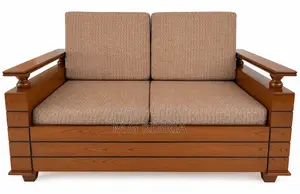 5-Seat Premium Wooden Sofa Set – Very lightly used, excellent condition