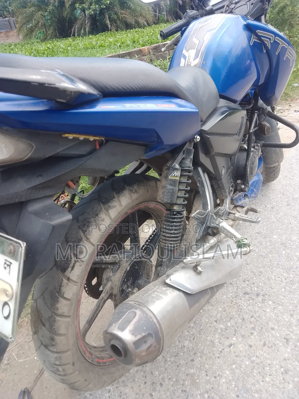 TVS Apache RTR 160 2V 2017 Blue