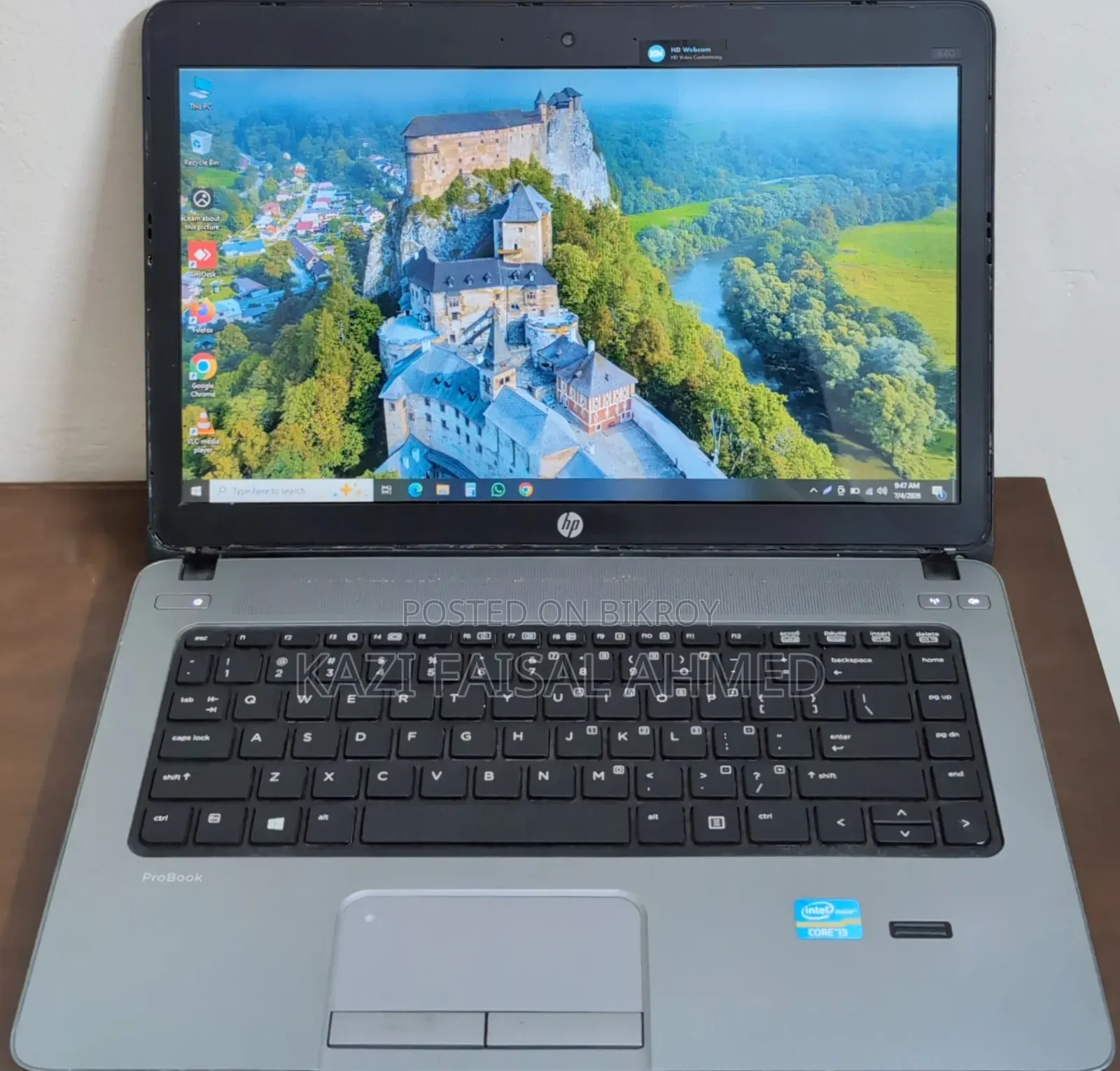 Laptop HP ProBook 440 G1 4GB Intel SSD 256GB