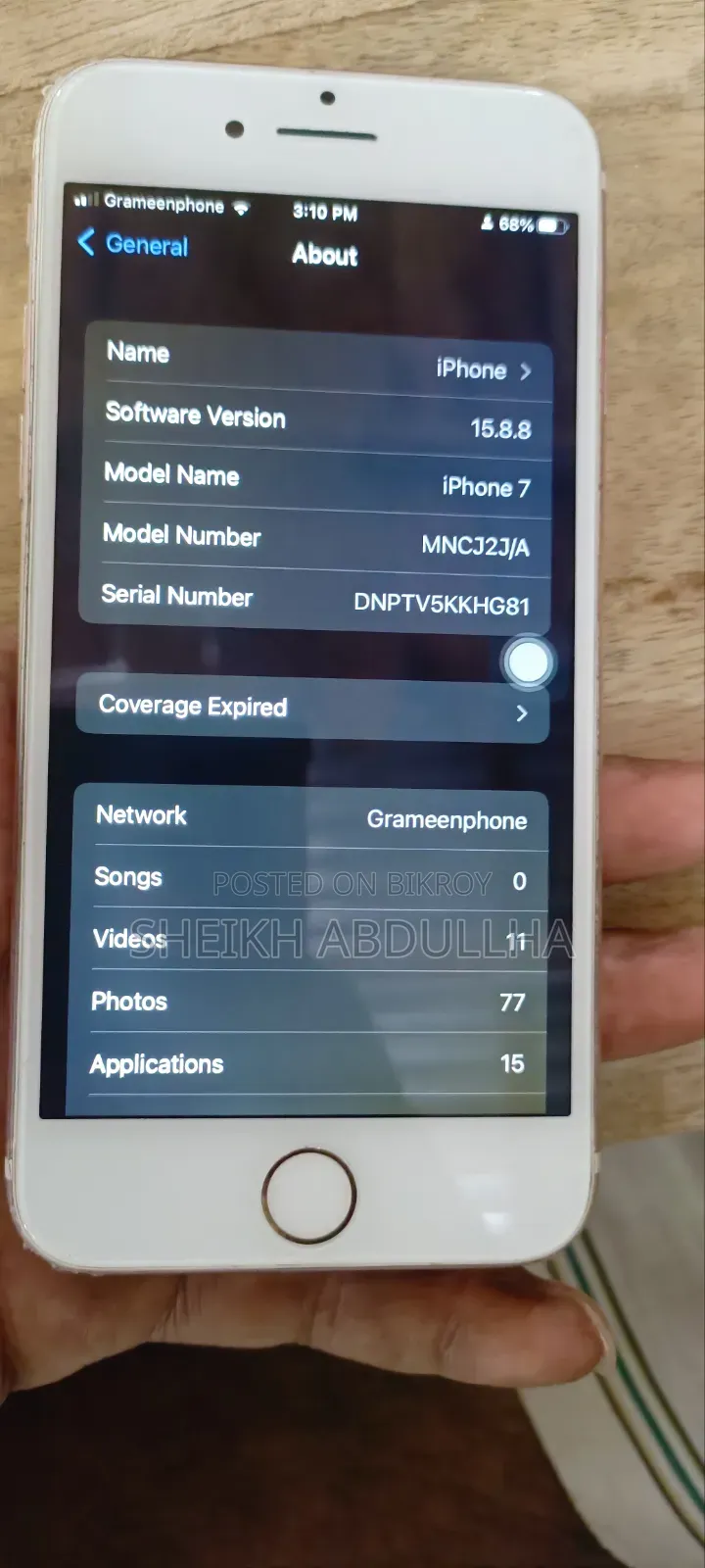 Apple iPhone 7 32 GB Pink