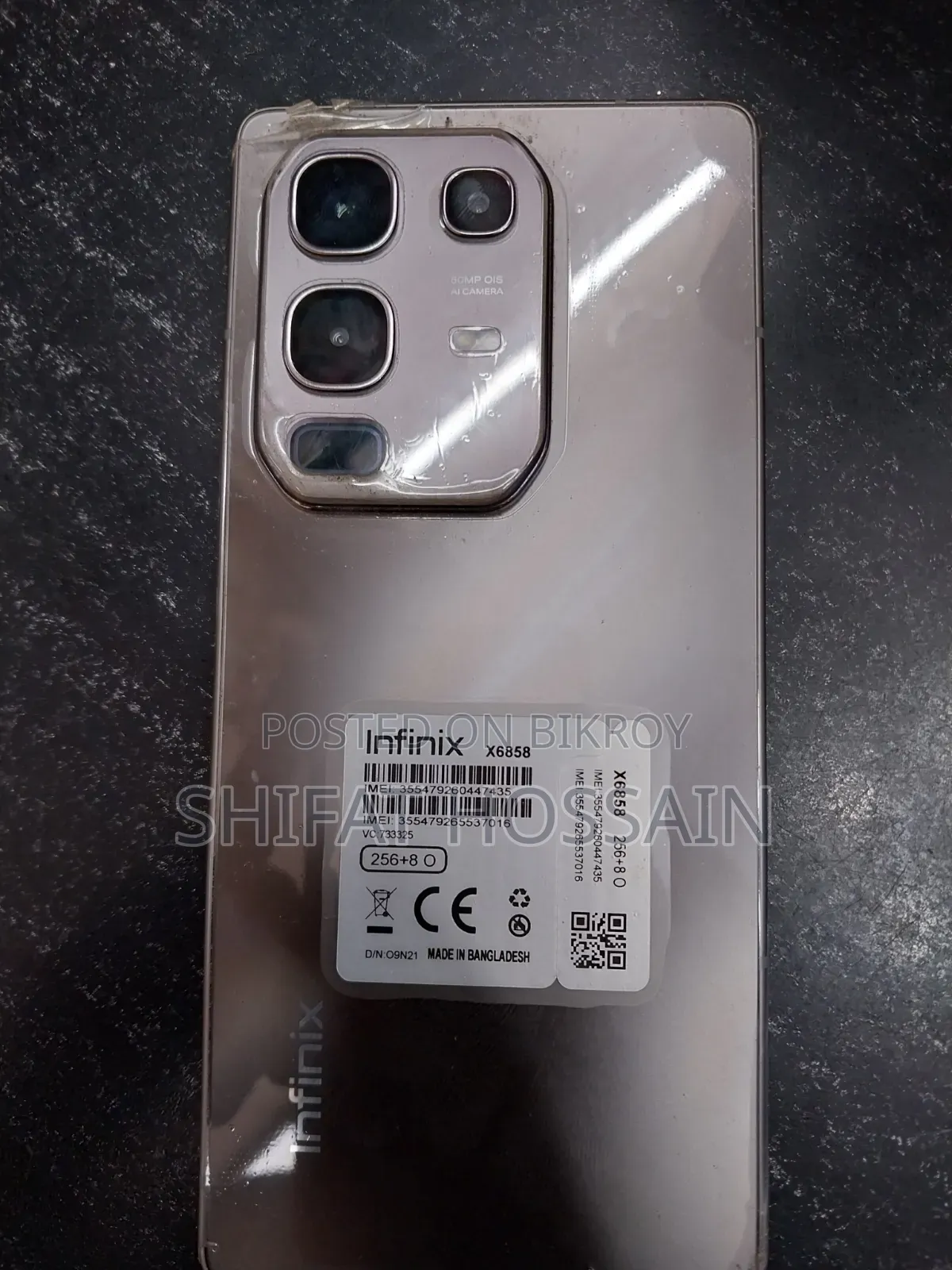Infinix Note 50 4G 256 GB Silver