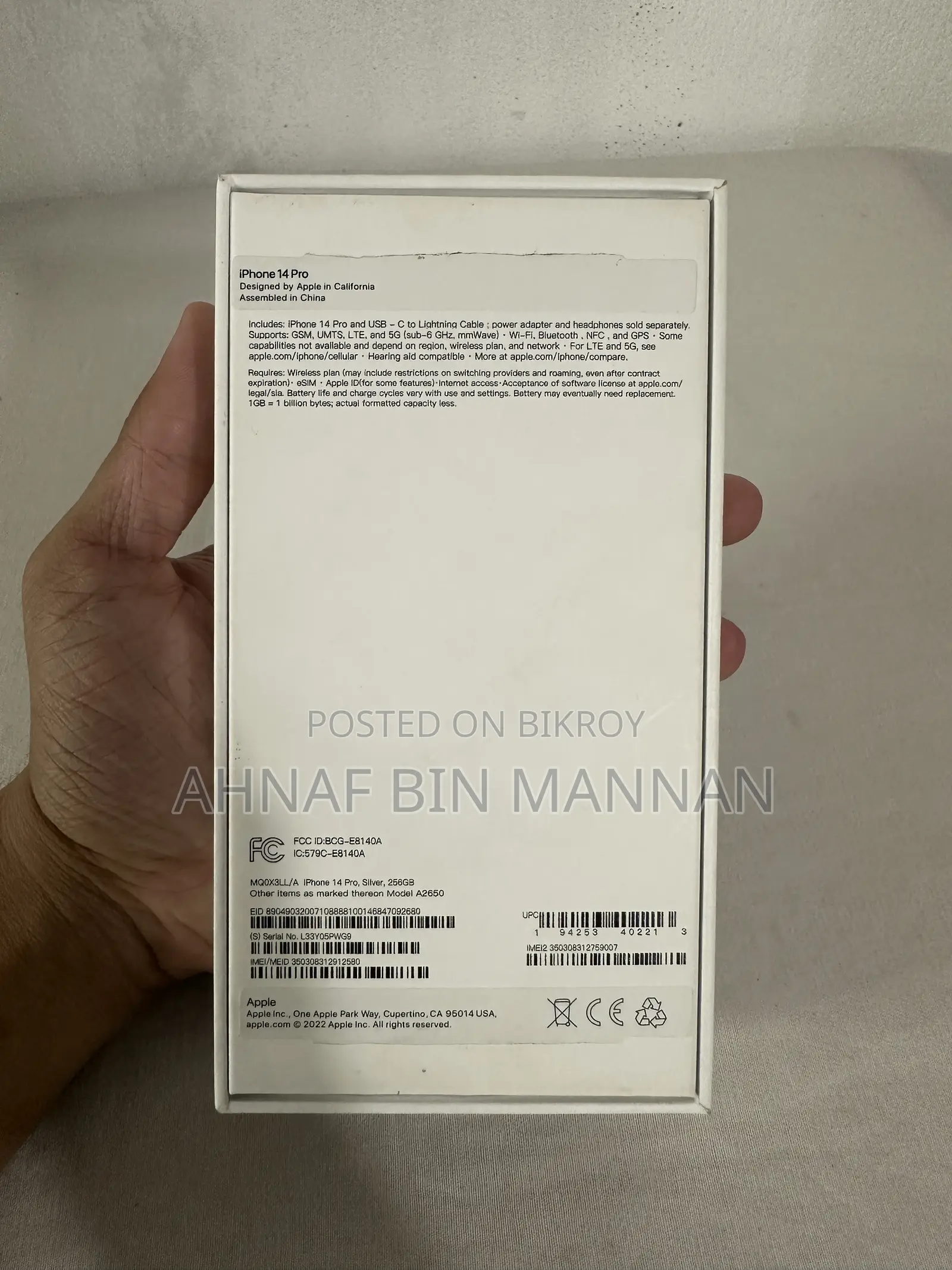 Apple iPhone 14 Pro 256 GB White