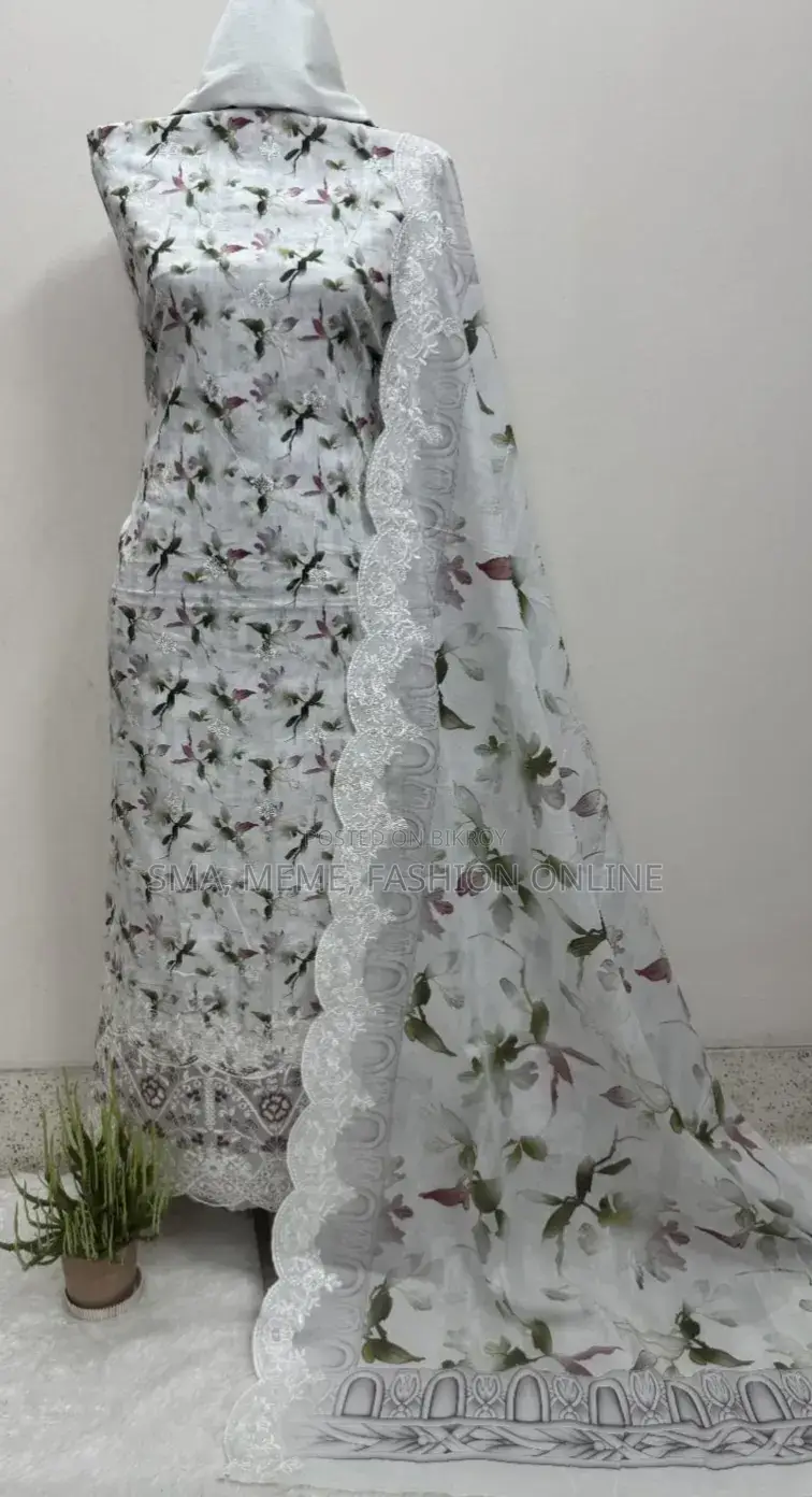 Unstitched Premium Quality Three Piece