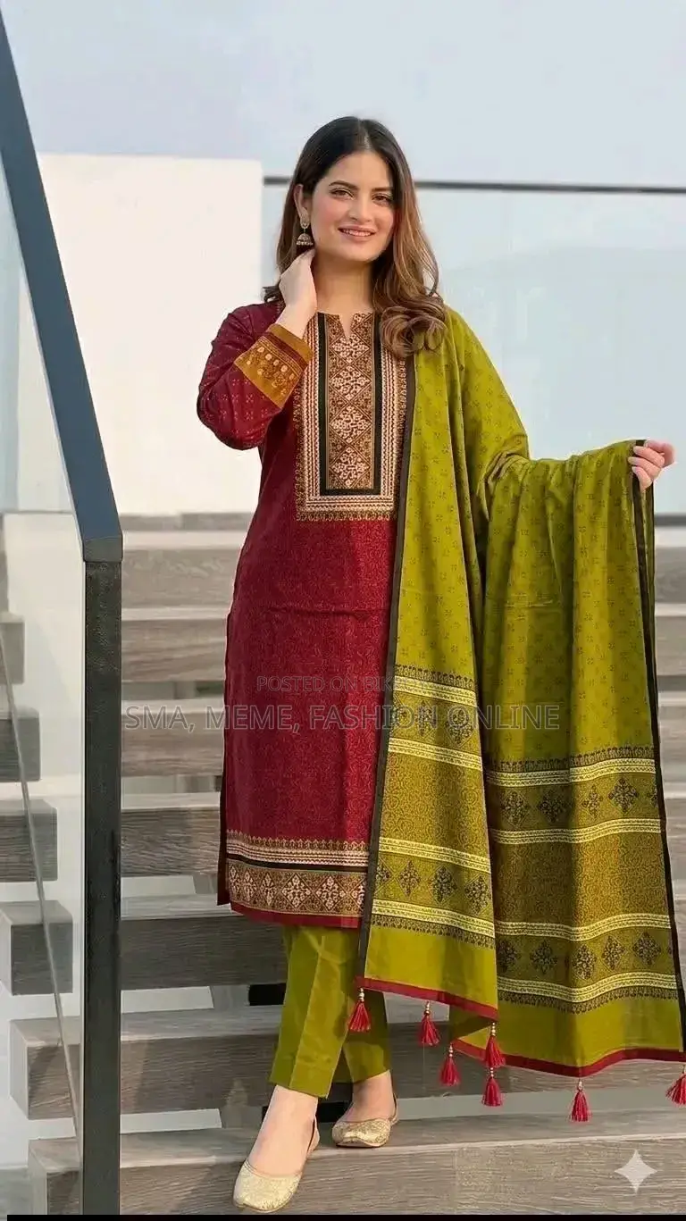 Unstitched Three Piece