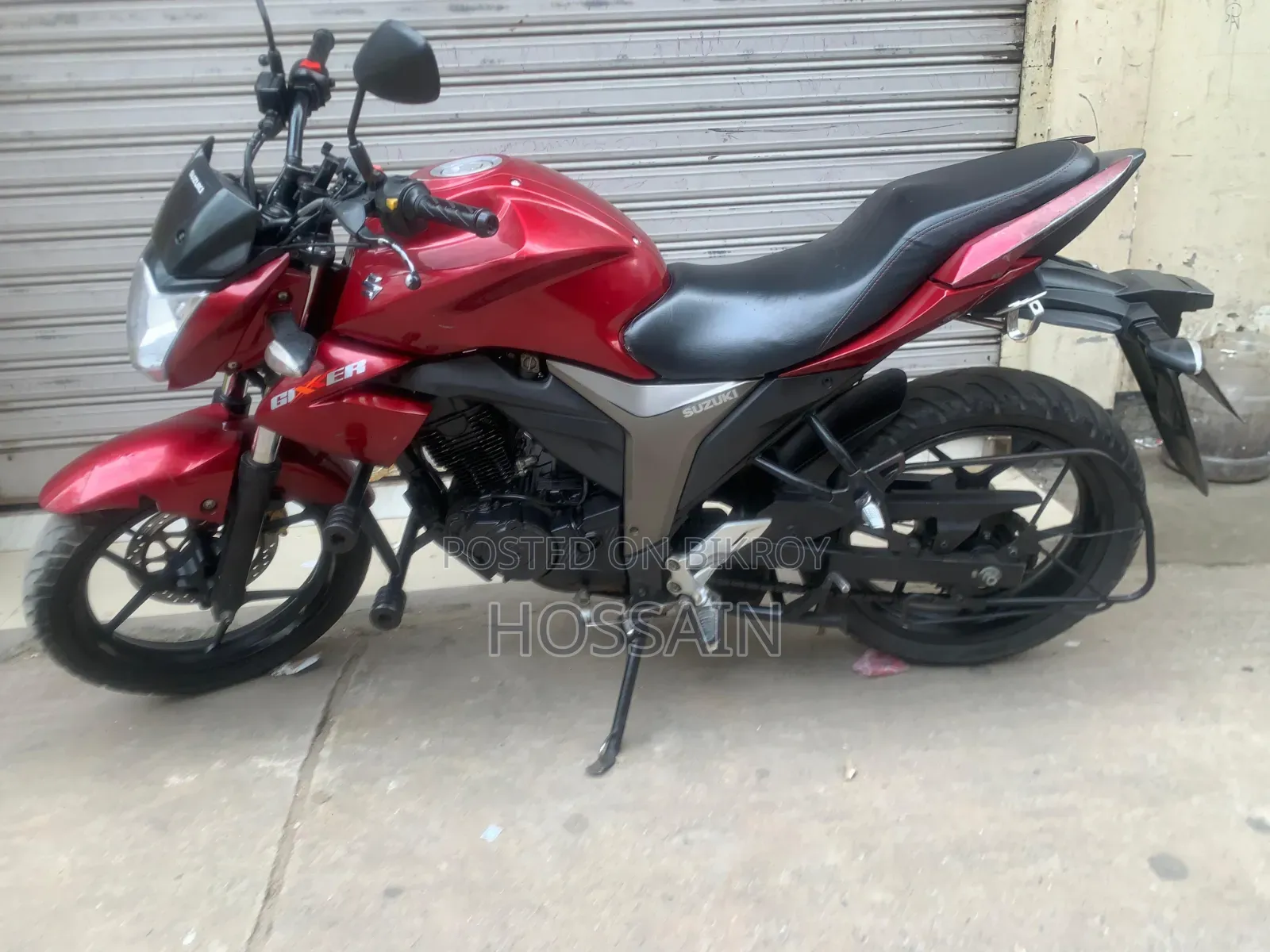 Suzuki Gixxer Monotone 2018 Red