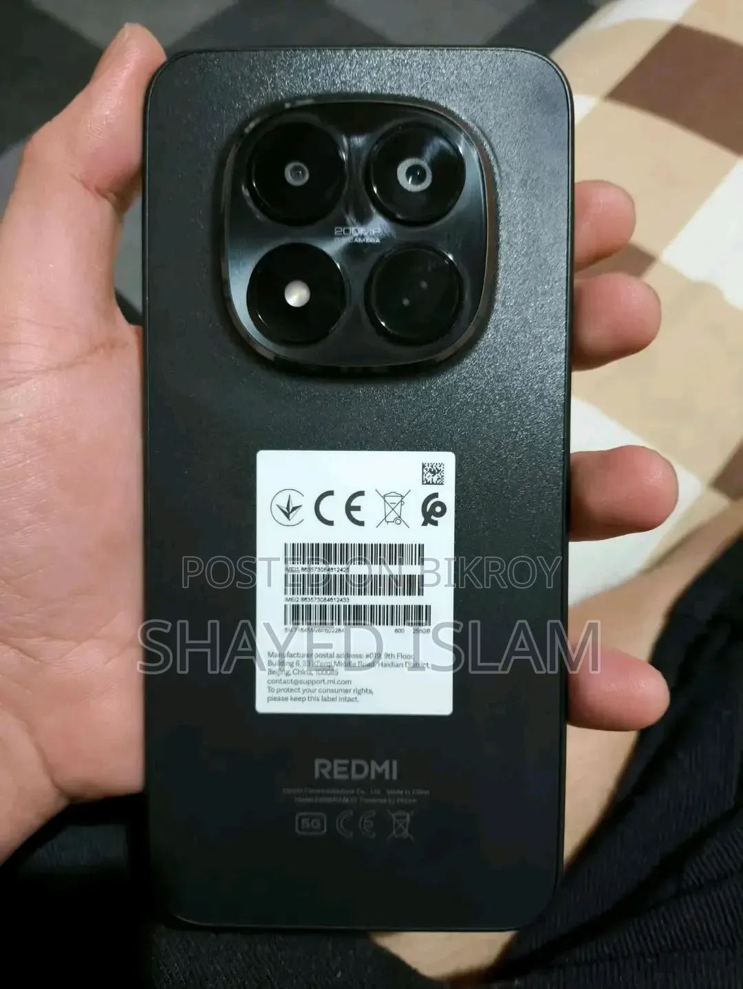 Xiaomi Redmi Note 15 Pro 256 GB Black