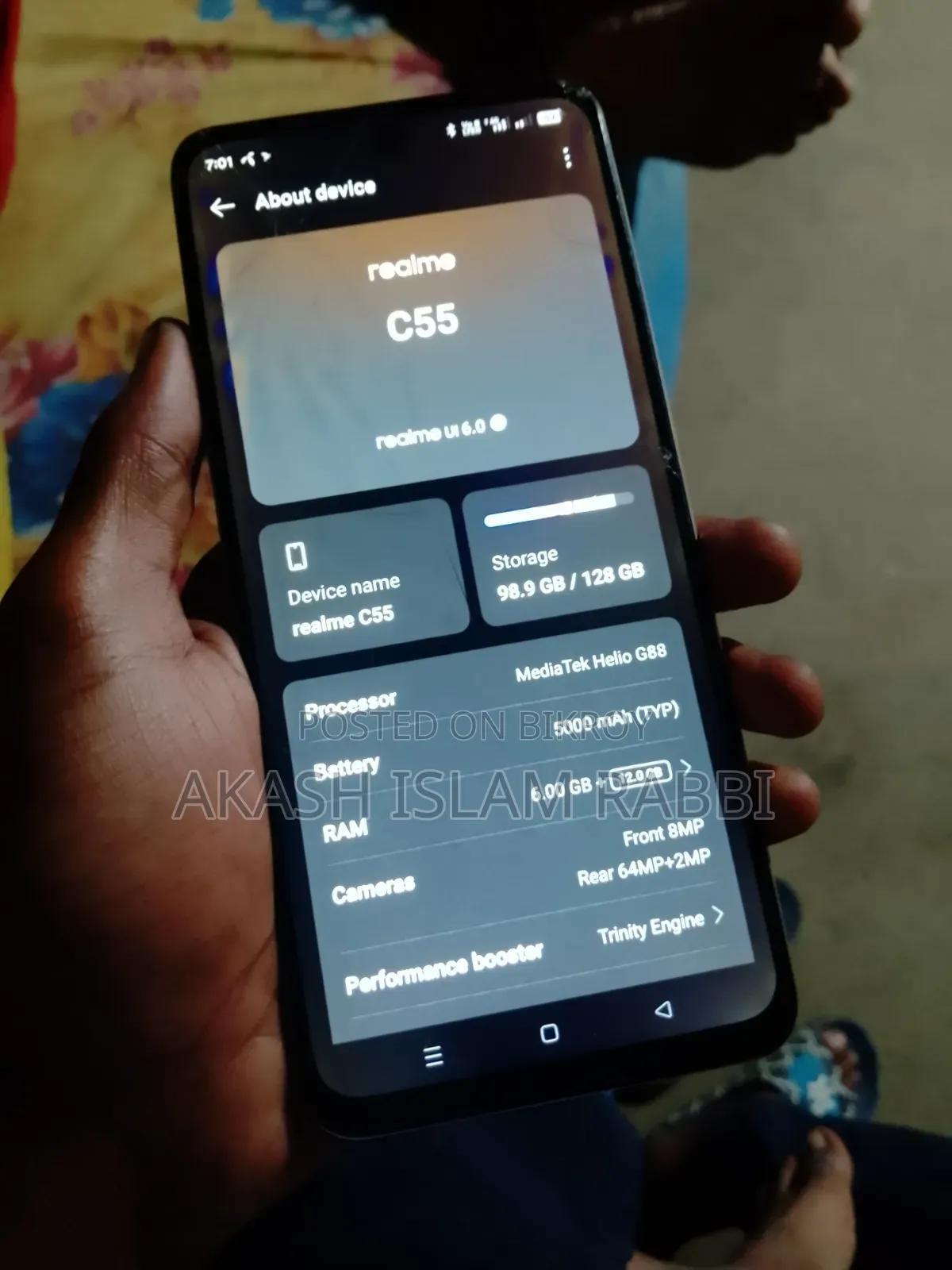 Realme C55 128 GB Gray