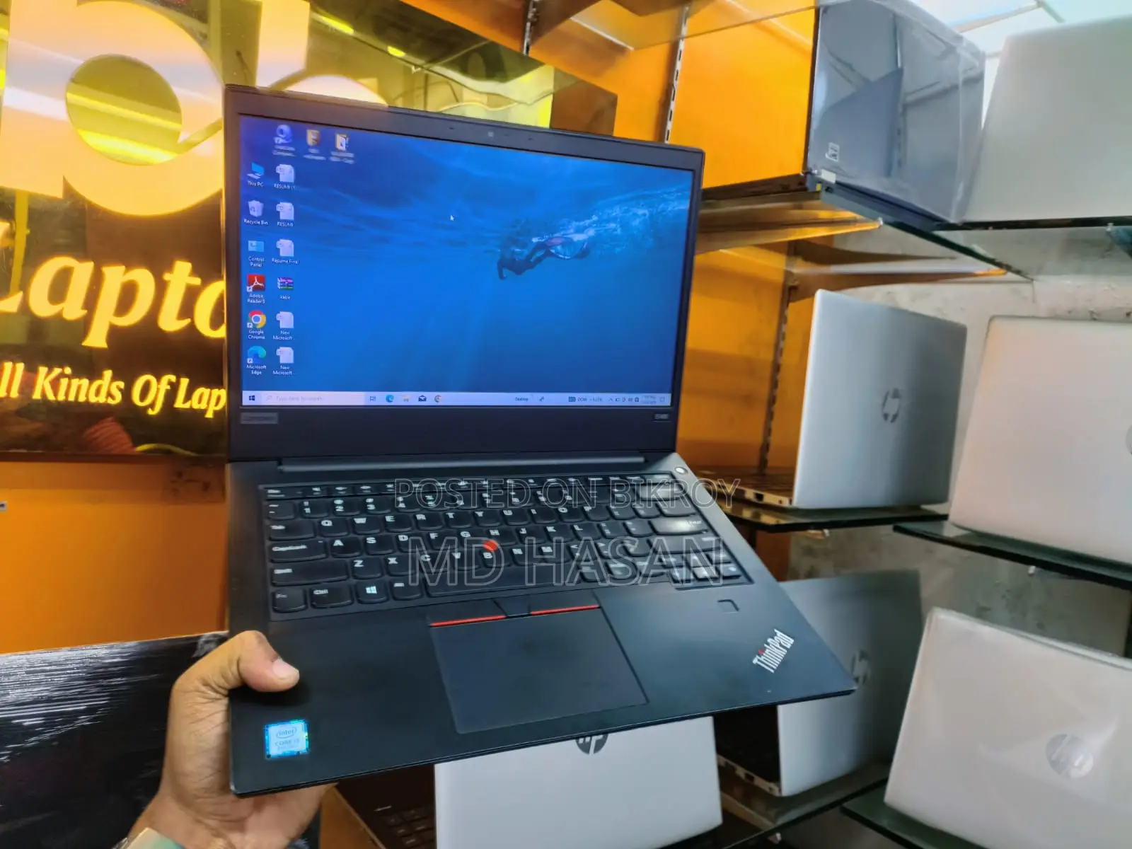 Laptop Lenovo ThinkPad T490s 8GB Intel Core I5 SSD 256GB