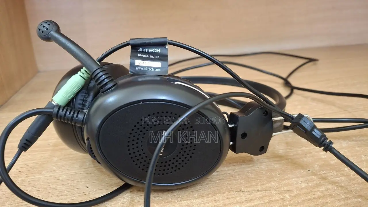 কম দামে A4tech Hs30 Headphone-Ielts, Online Class ,Meet-এর সেরা হেডফোন