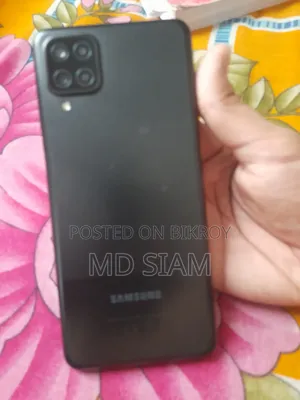 স্যামসাং গ্যালাক্সি এ১২ ৬৪ জিবি কালো