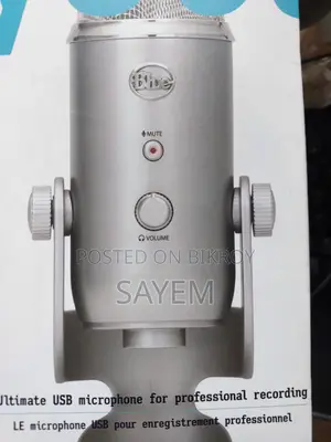 Original Blue Yeti Silver Usb Microphone (Amazon Usa)