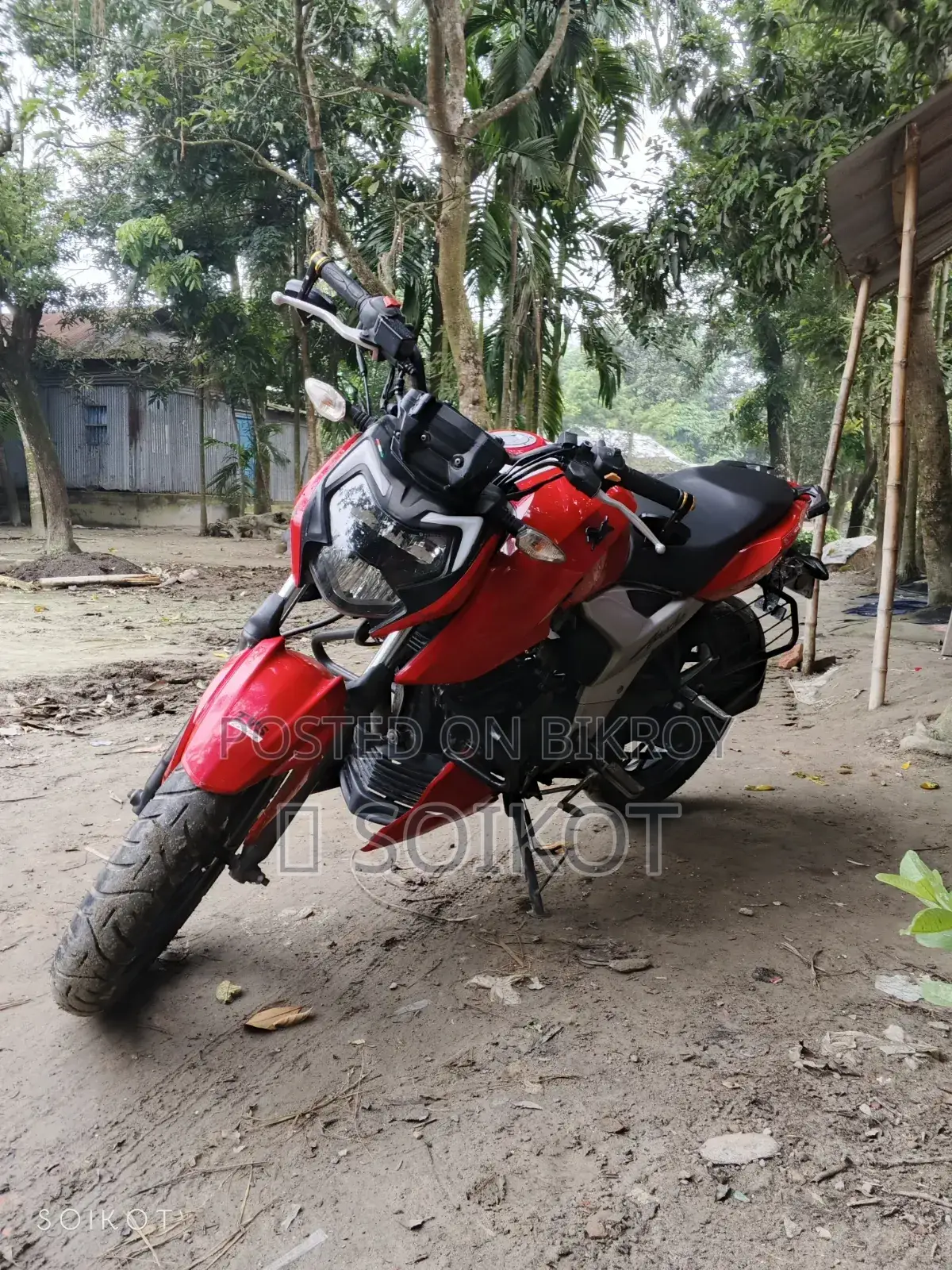 TVS Apache 160 4V 2022 লাল