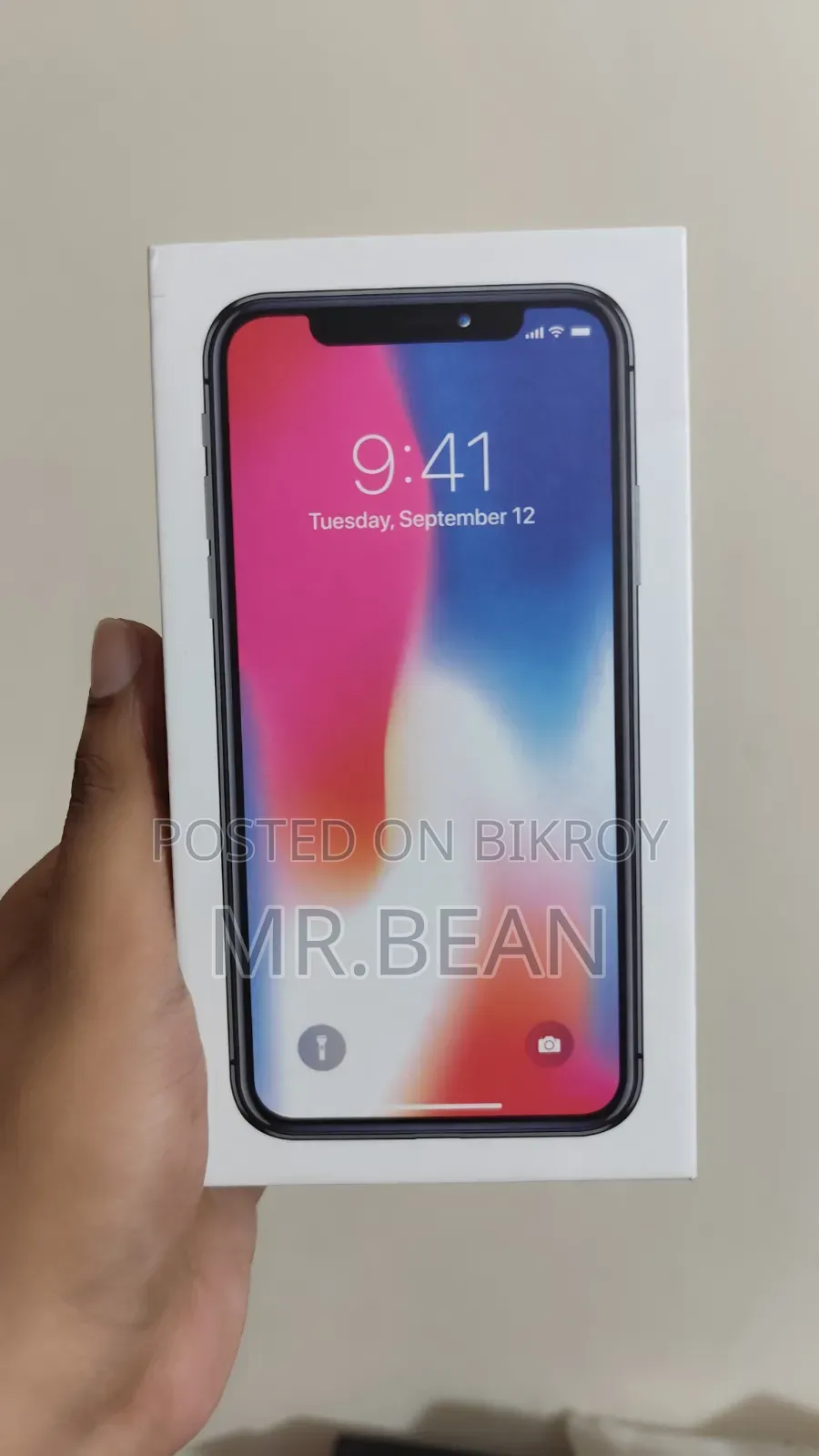 New Apple iPhone X 256 GB Black