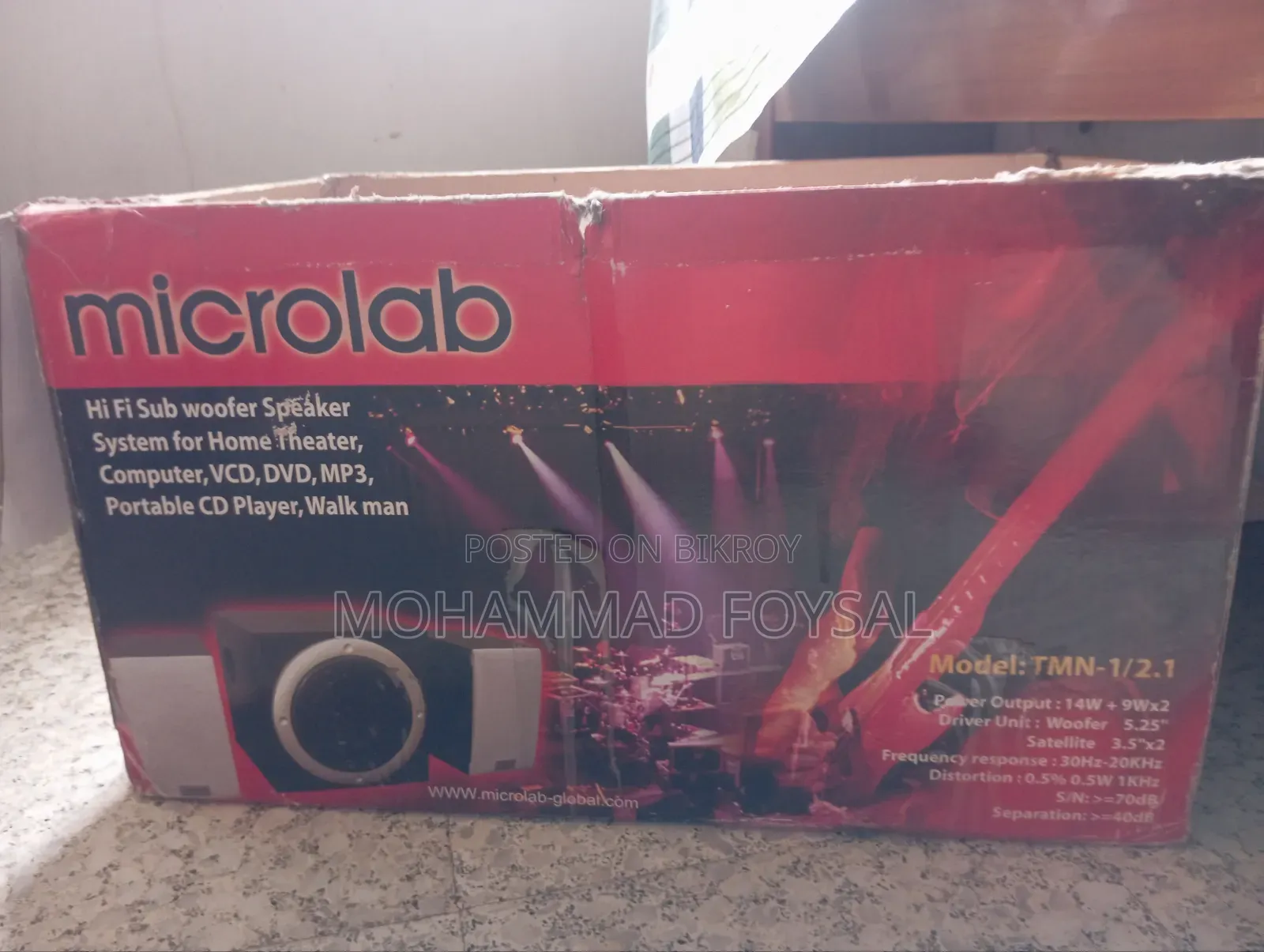 Microlab Tmn-1 2.1 Multimedia Speaker For Sale
