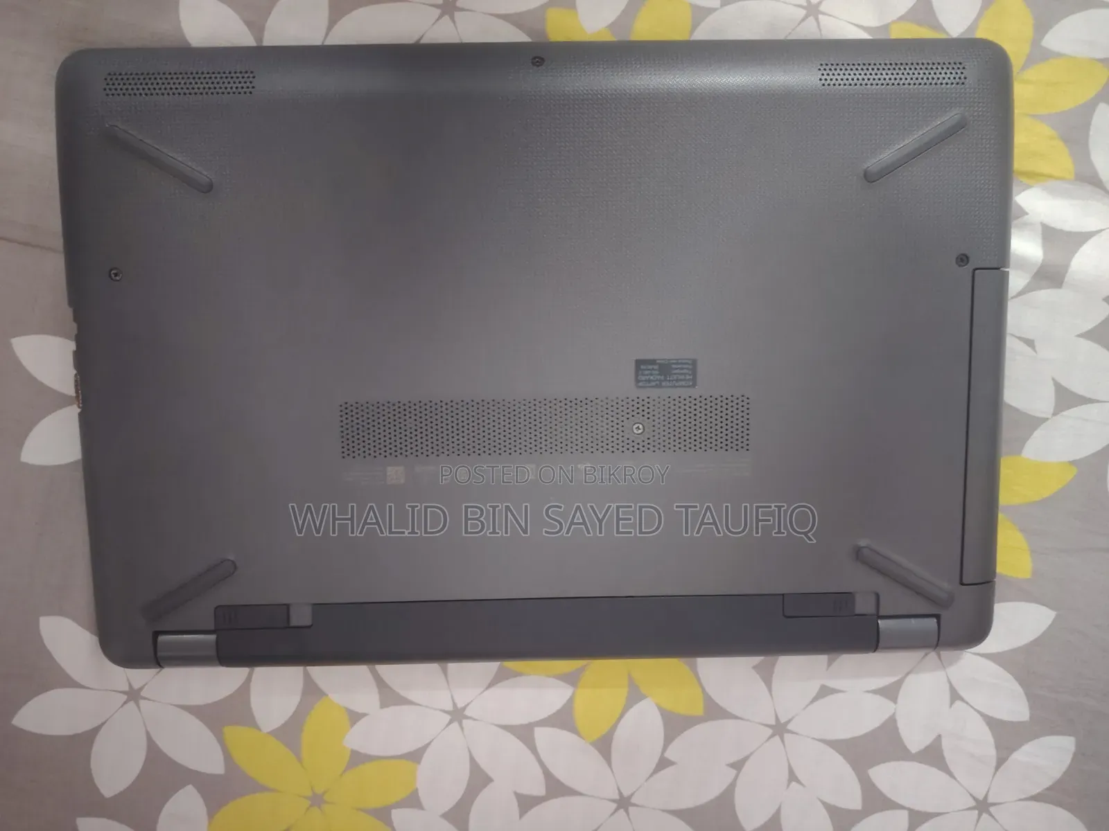 Laptop HP 250 G6 4GB Intel Core I3 SSD 128GB
