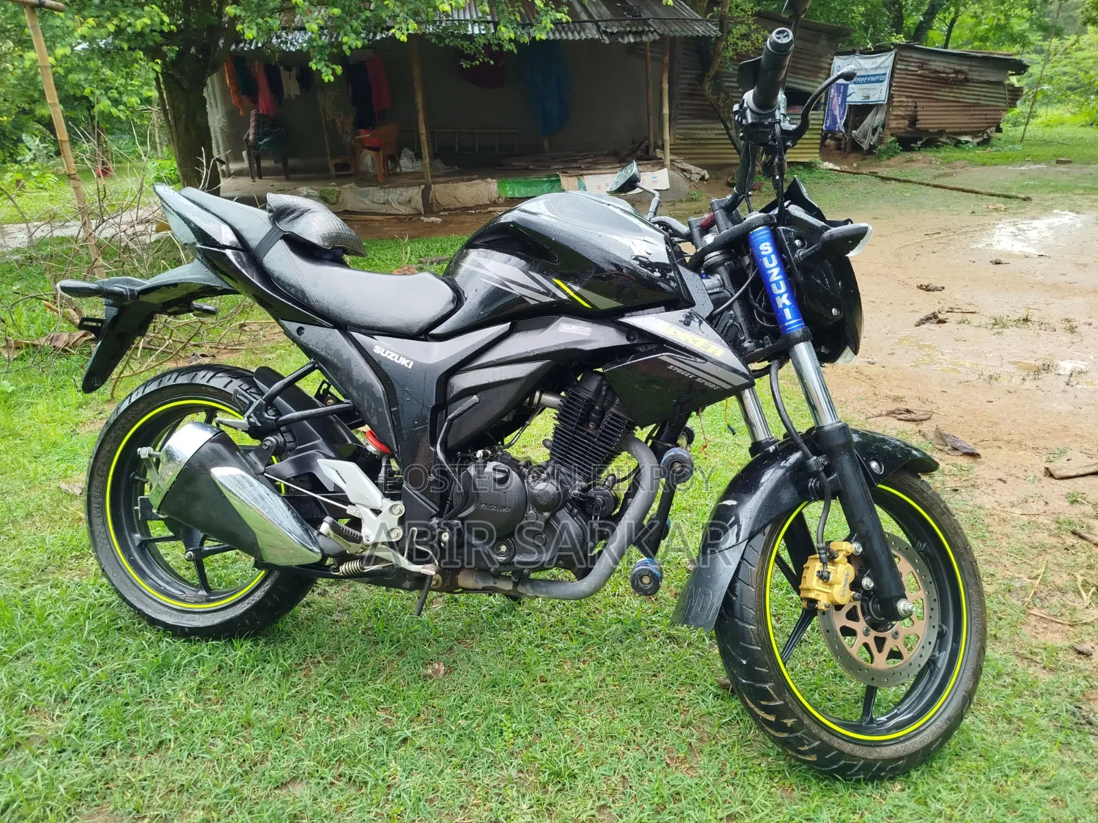New Suzuki Gixxer Monotone 2025 Black