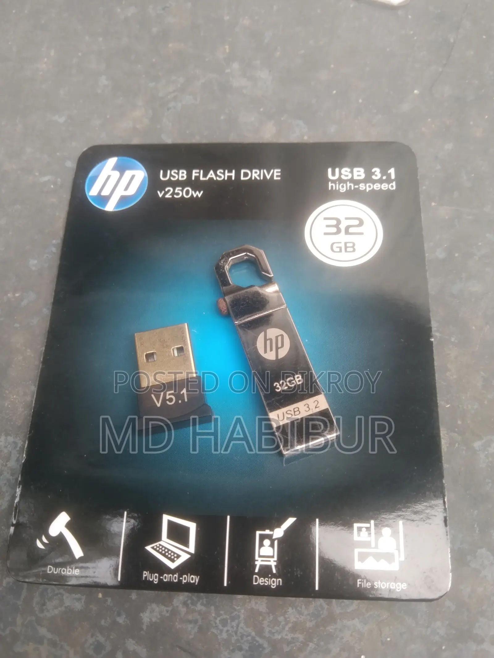 HP 32GB Pen Drive & Bluetooth 5.1 Dongle Combo