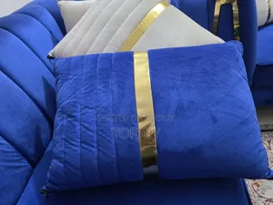 Velvet Premium Sofa Set With Tea Table