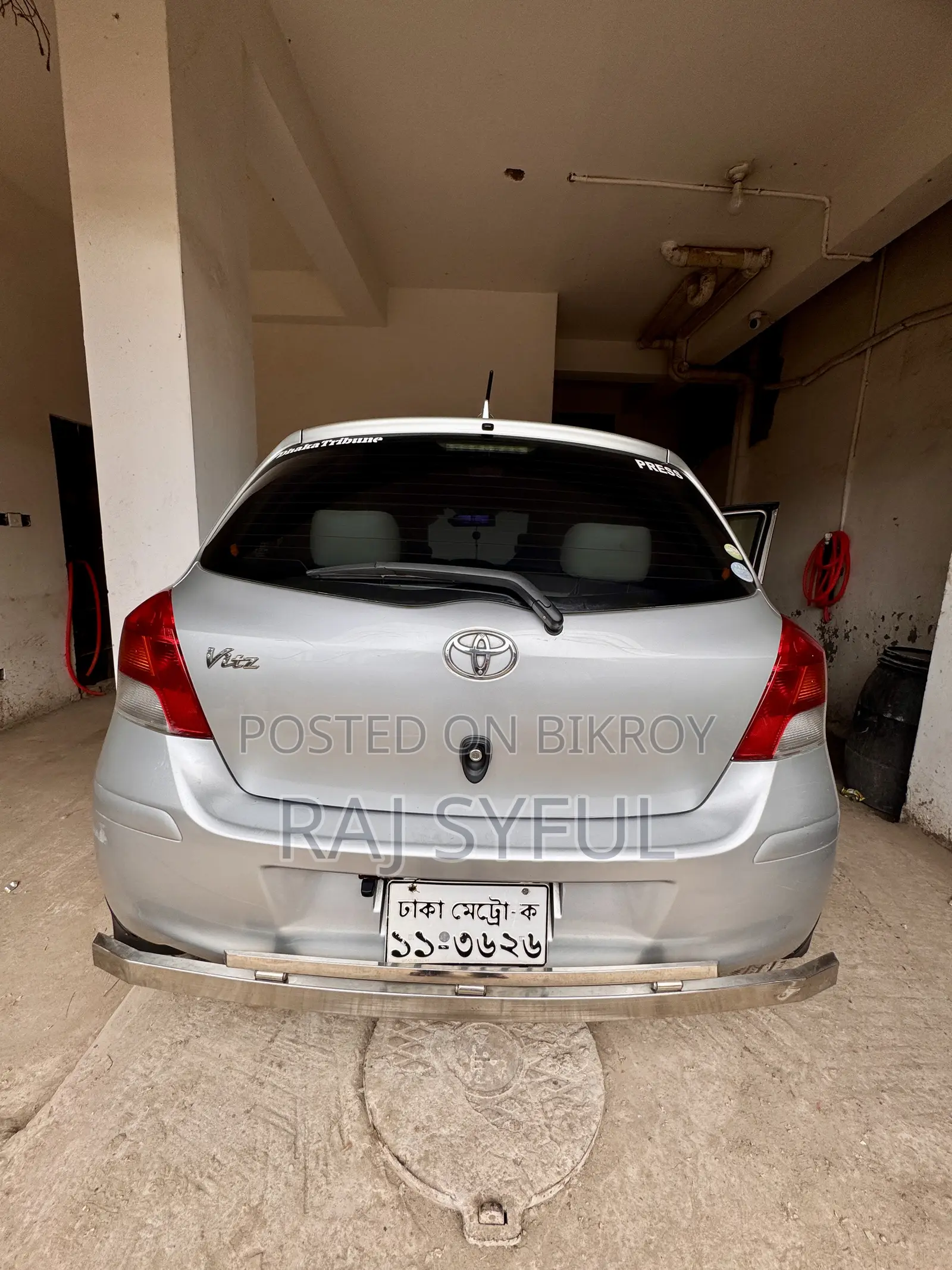 Toyota Vitz 1.0 Front Wheel Drive 5-door 2008 Silver