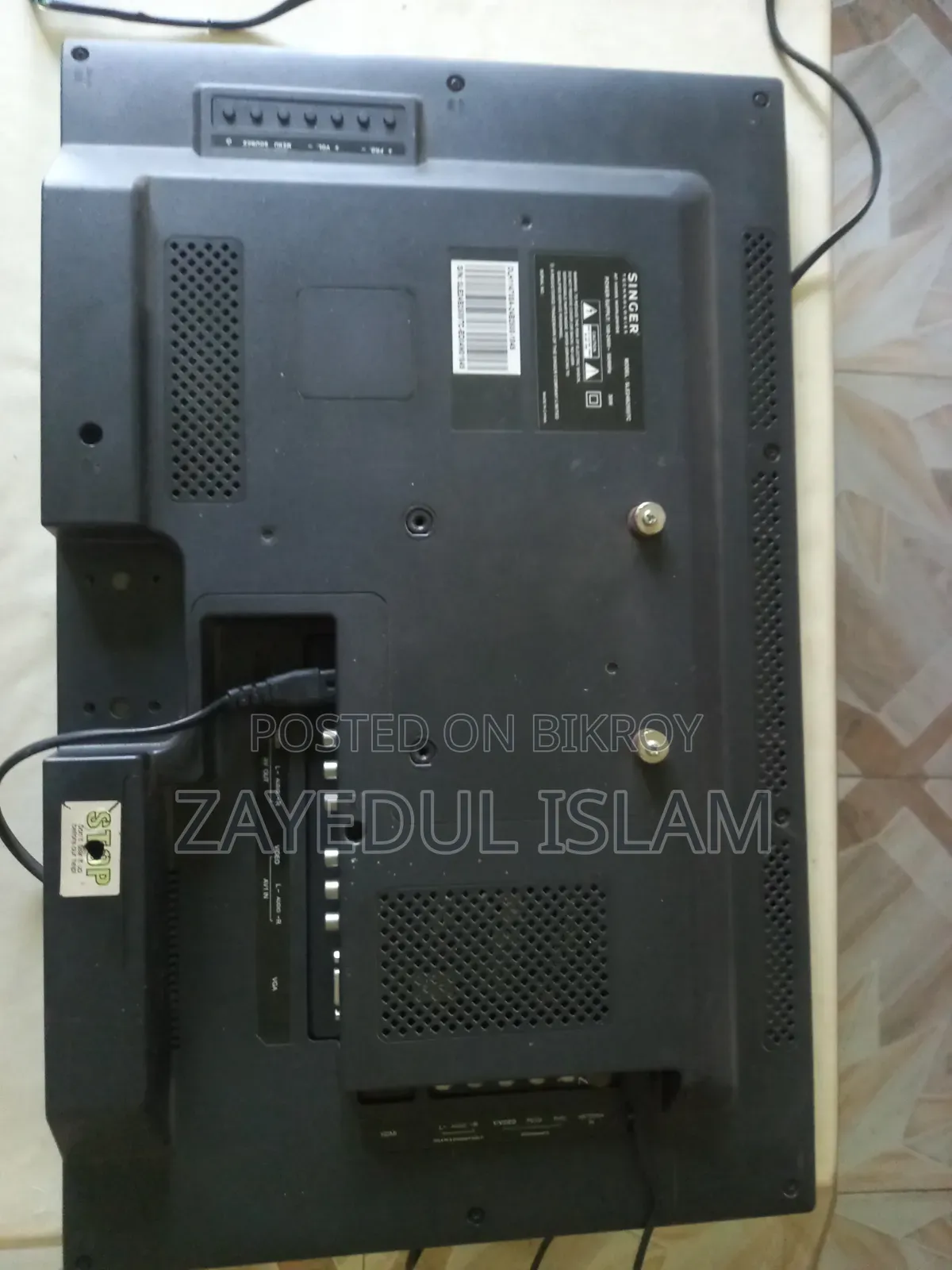 Singer 24" LED TV (SLE24B2600TC) – Excellent Condition
