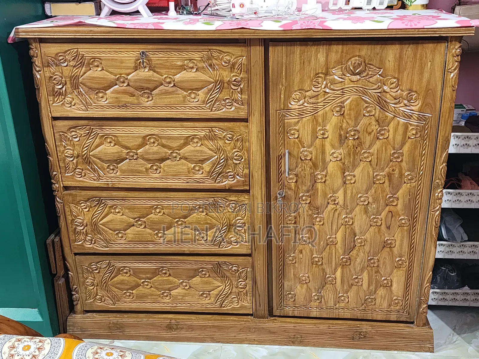 Teak Wood Wardrobe