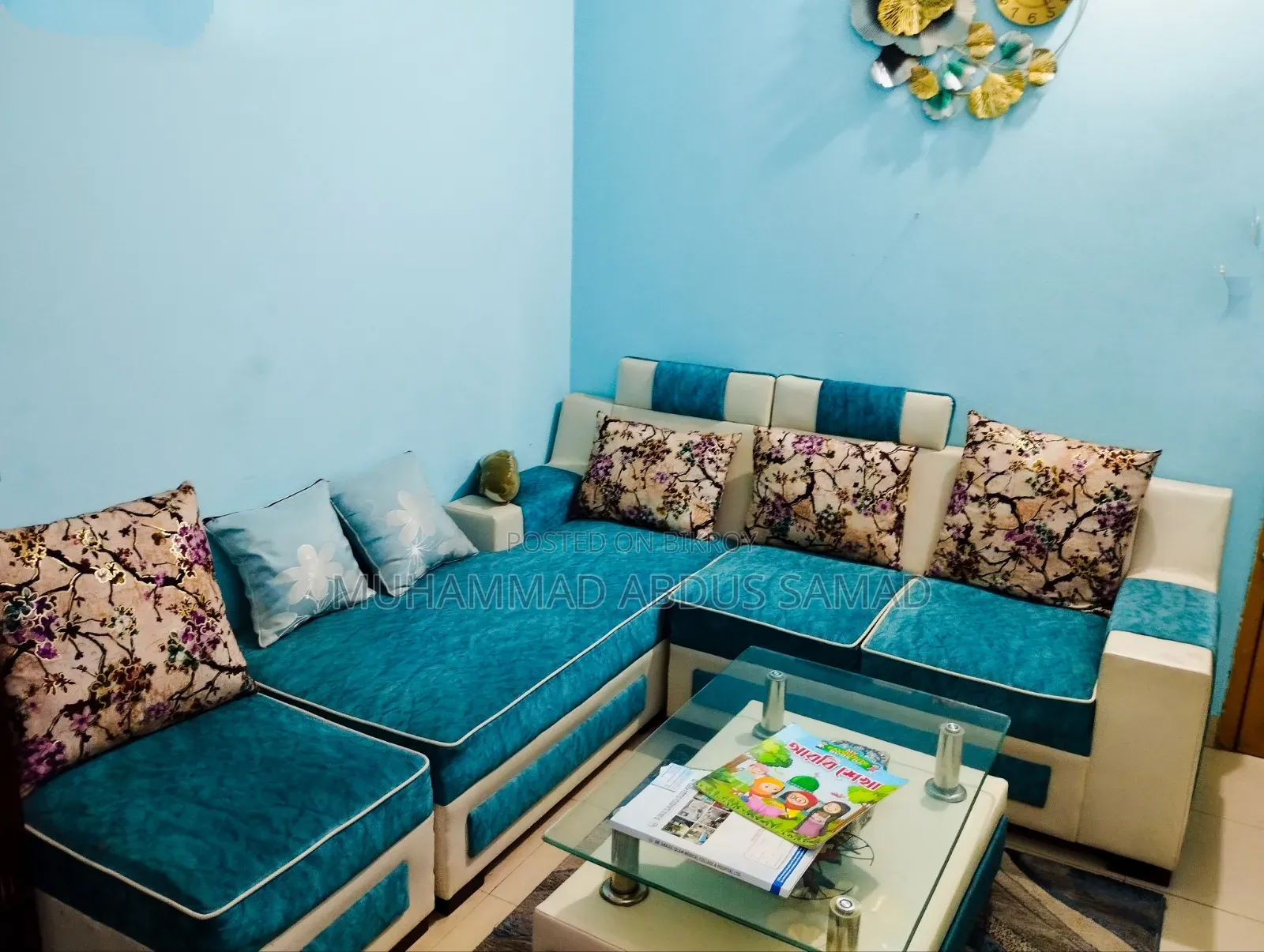 L Shape Divan Sofa Set