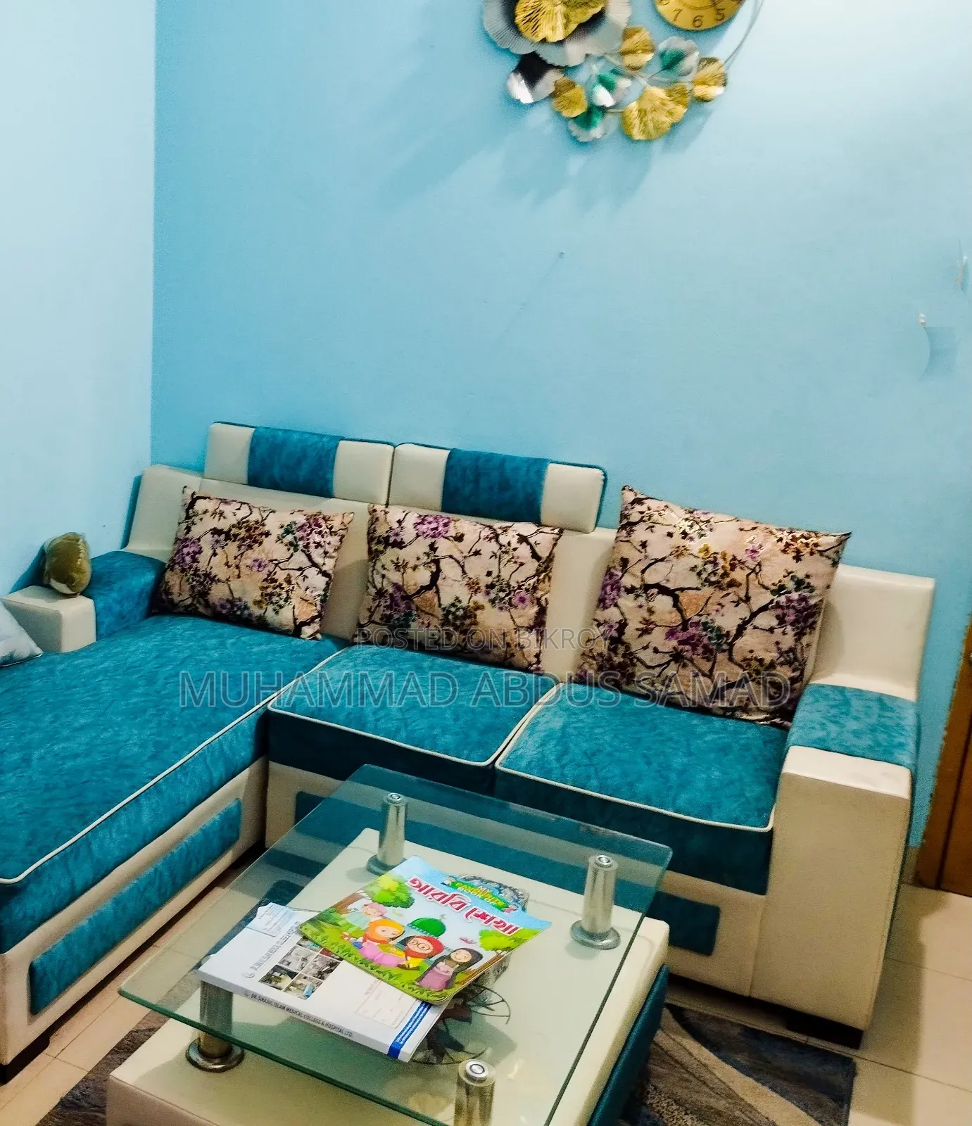 L Shape Divan Sofa Set
