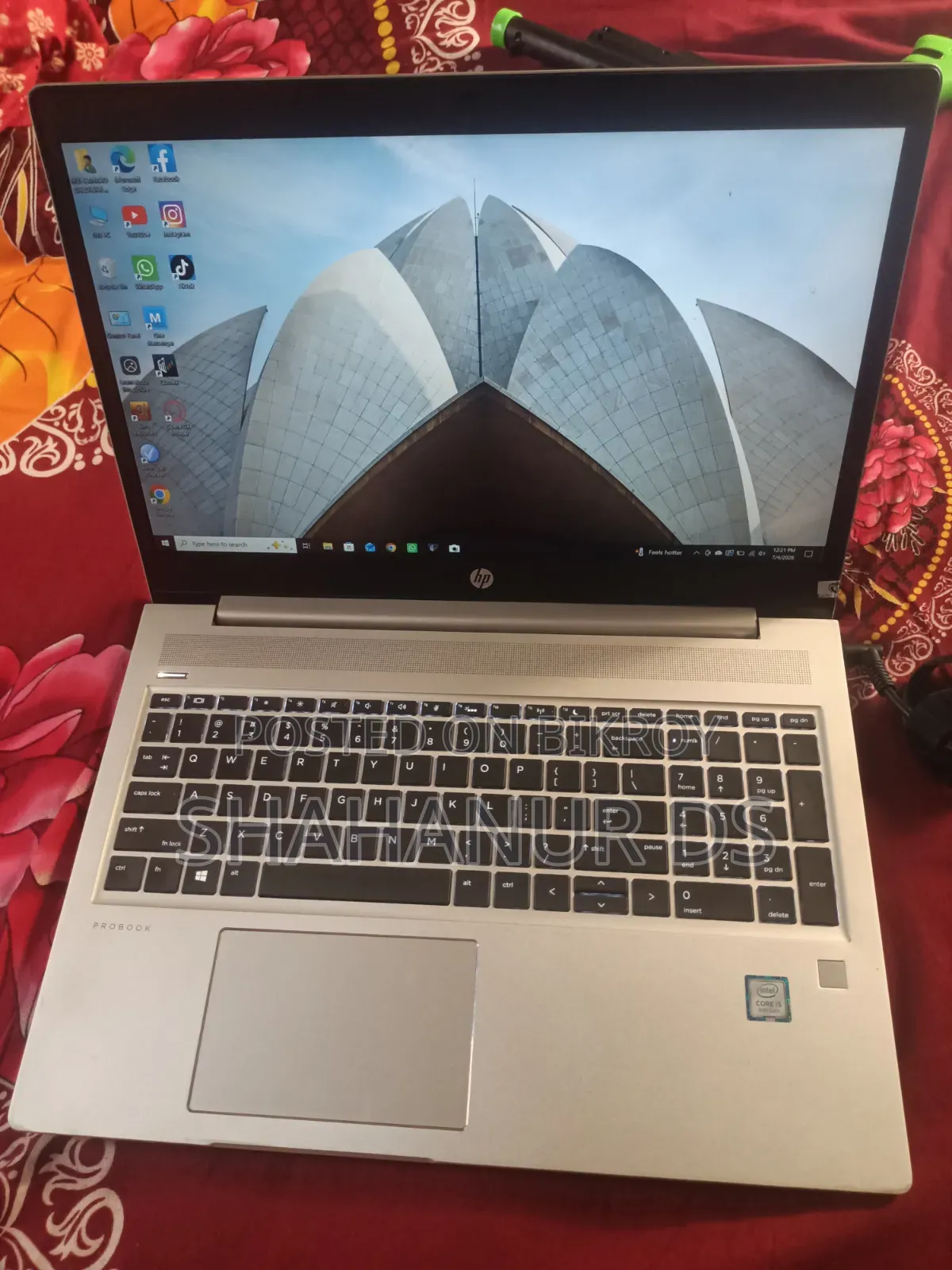 Laptop HP ProBook 450 G6 8GB Intel Core i5 SSD 256GB