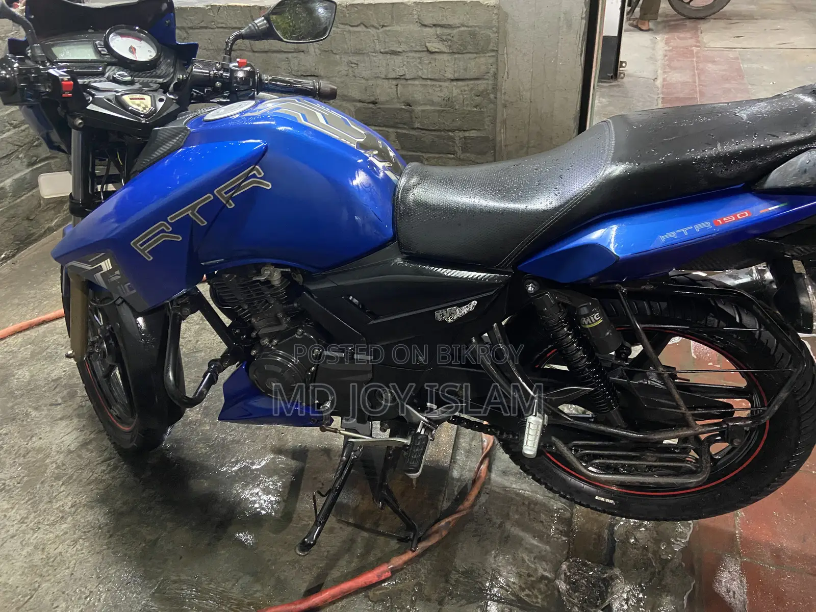 TVS Apache RTR 160 2V 2017 Blue