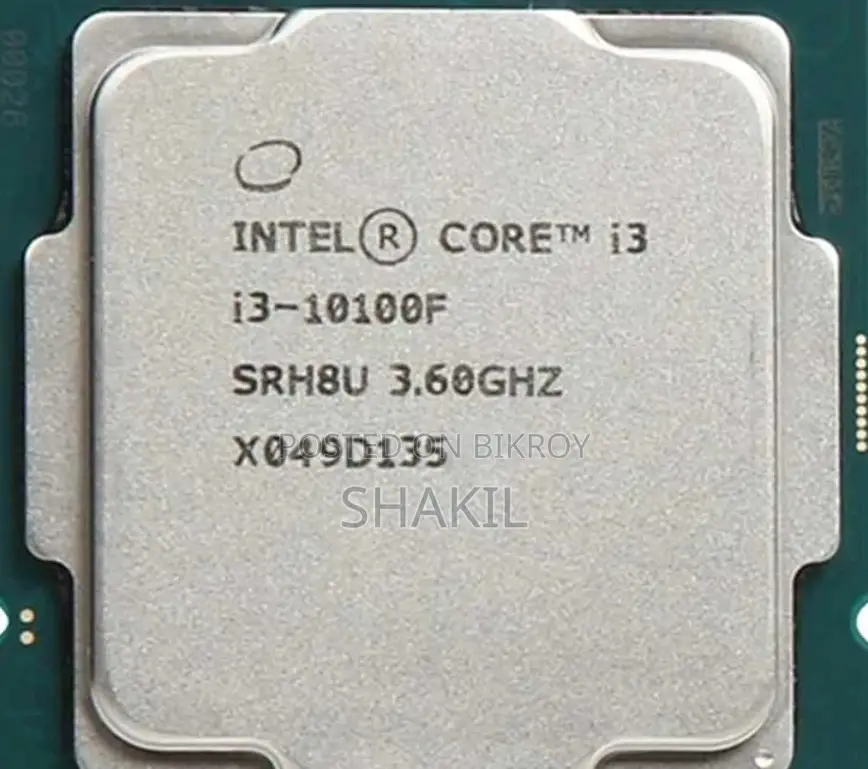 I3 10100f Intel Processor Used