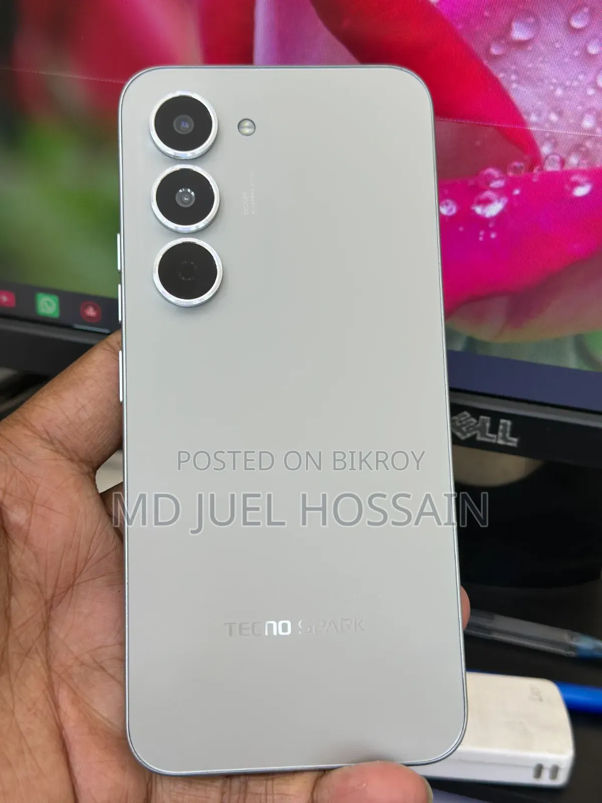 নতুন টেকনো স্পার্ক ৪০ প্রো ১২৮ জিবি সিলভার