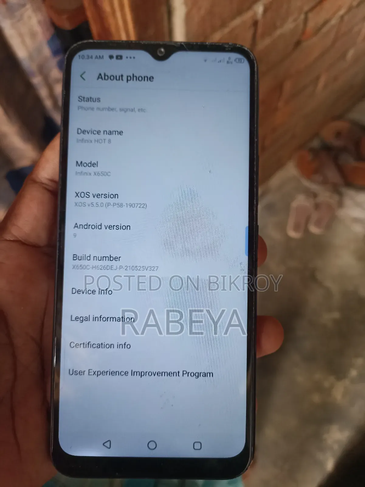 Infinix Hot 8 64 GB Blue