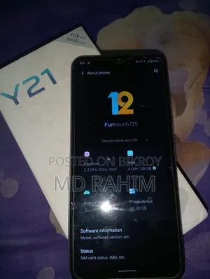 Vivo Y21 64 GB Blue