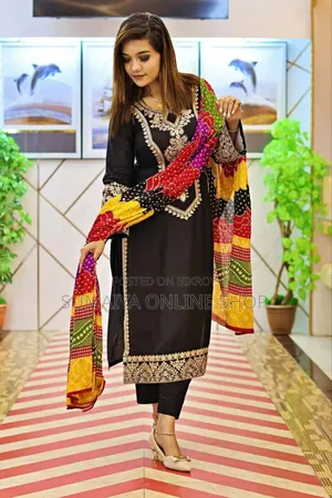 এমব্রয়ডারি থ্রি পিস
