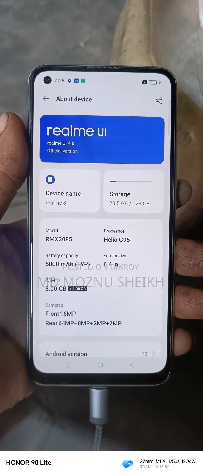 Realme 8 5G 128 GB White