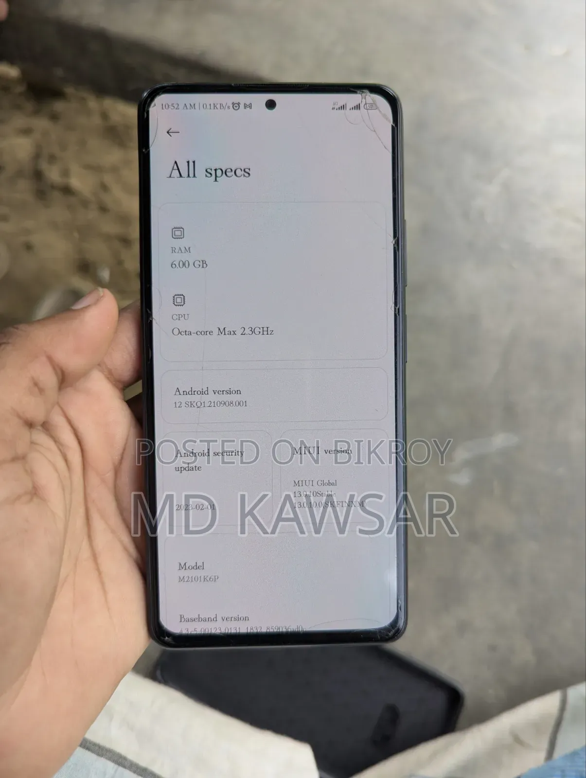 Xiaomi Redmi Note 10 Pro 128 GB Black