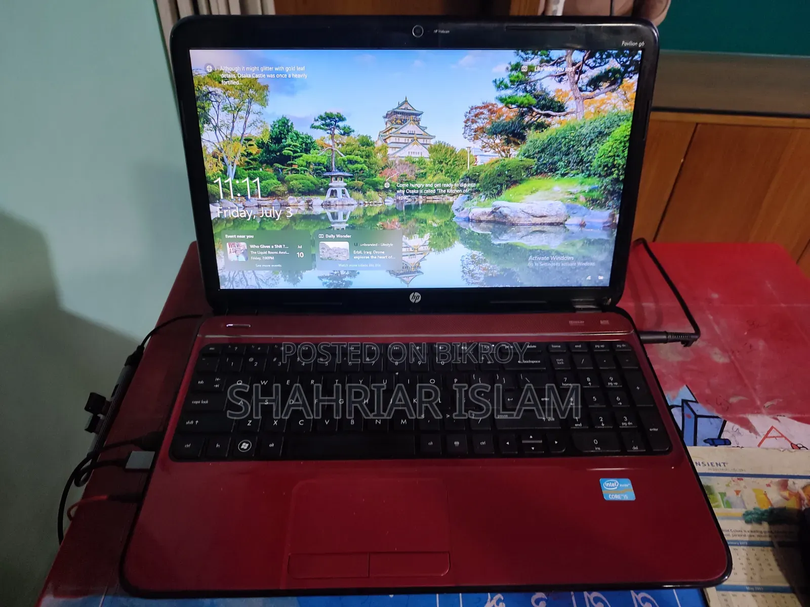 Laptop HP Pavilion G6 8GB Intel Core i5 SSD 256GB
