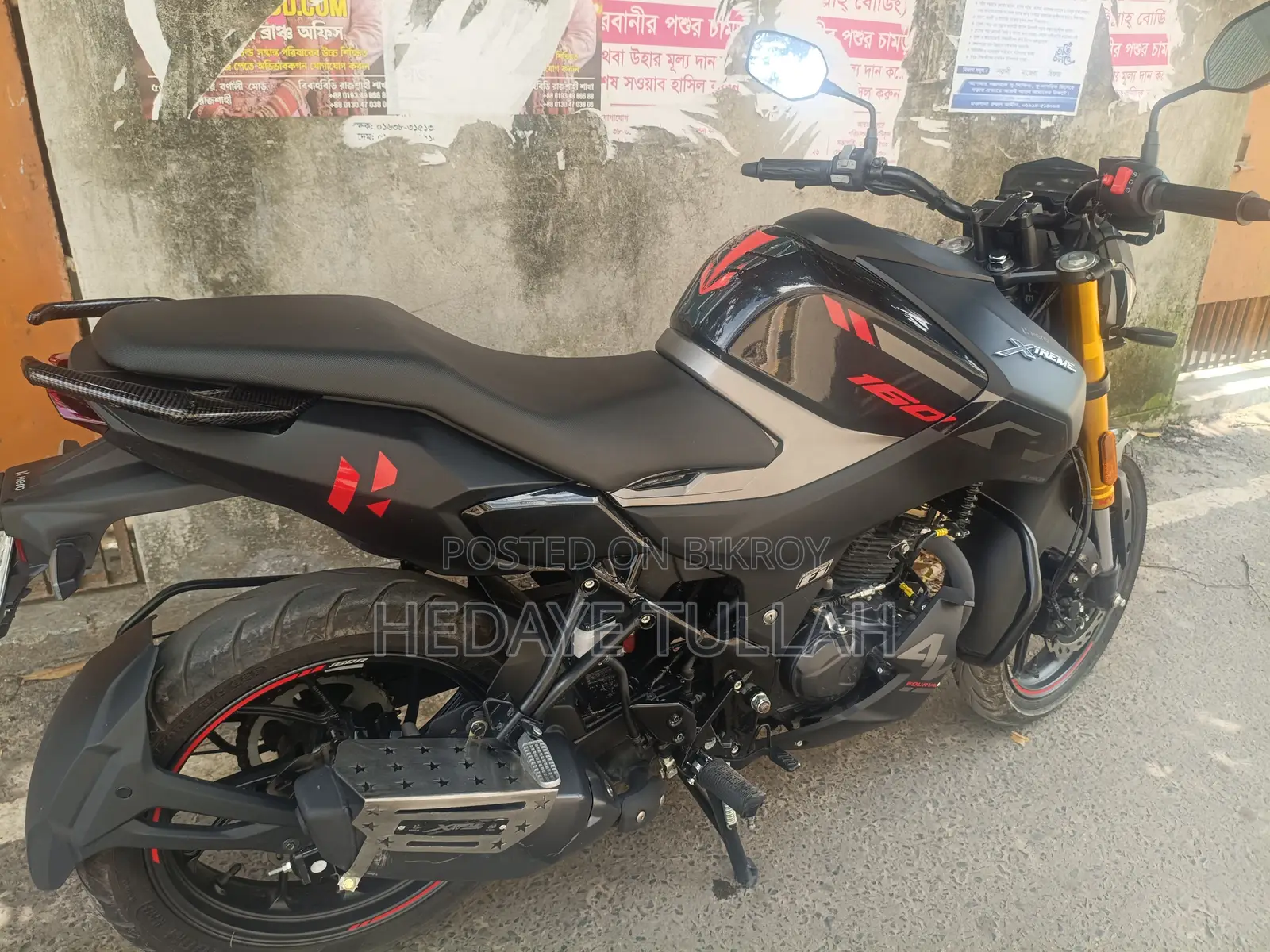 Hero Xtreme 160R 4V 2025 Black