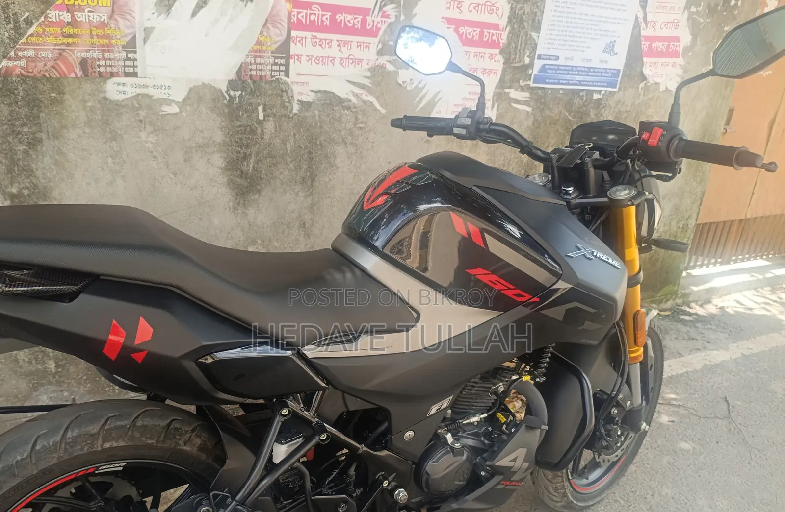 Hero Xtreme 160R 4V 2025 Black