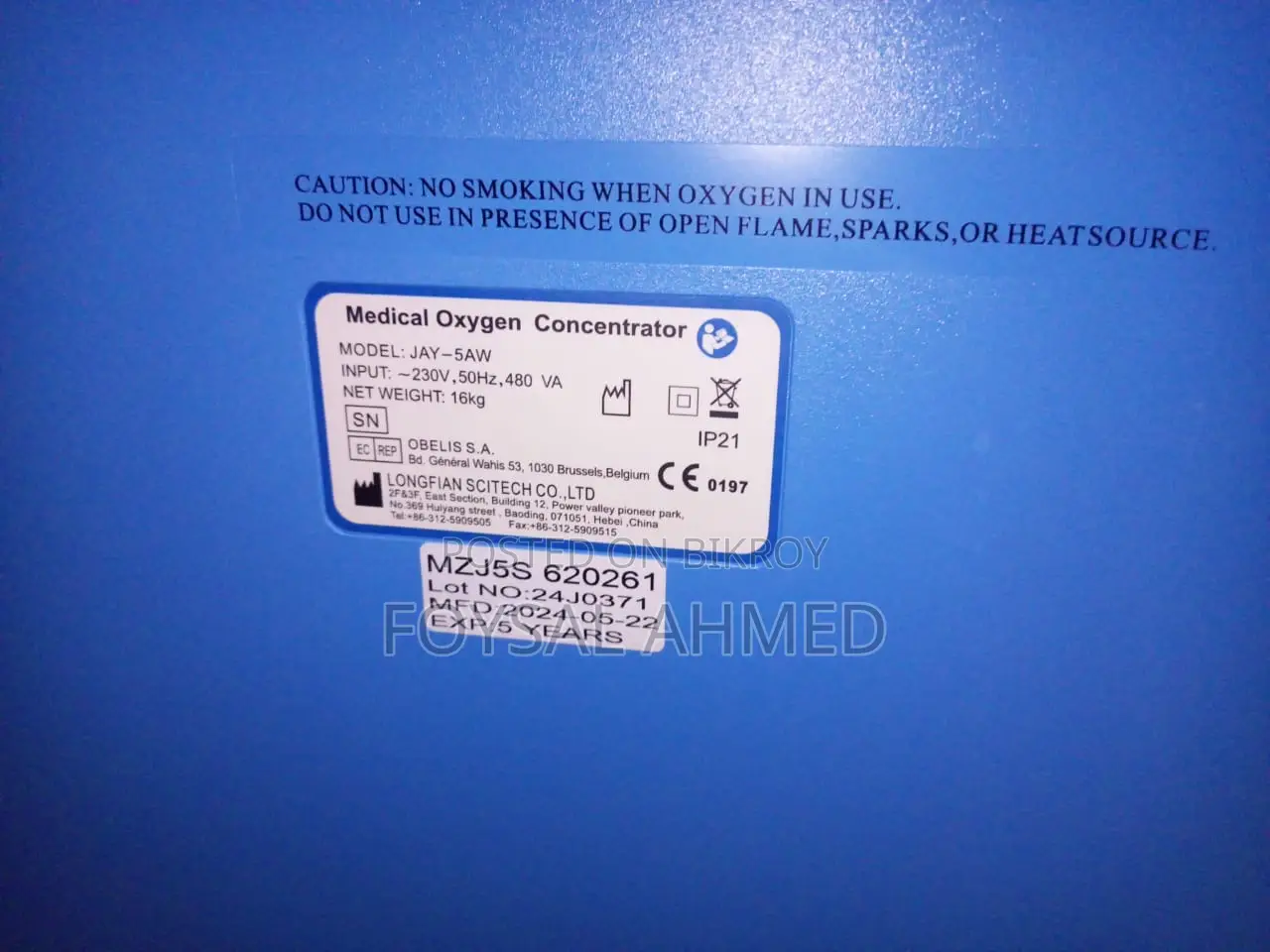 Oxygen Concentrator 5L