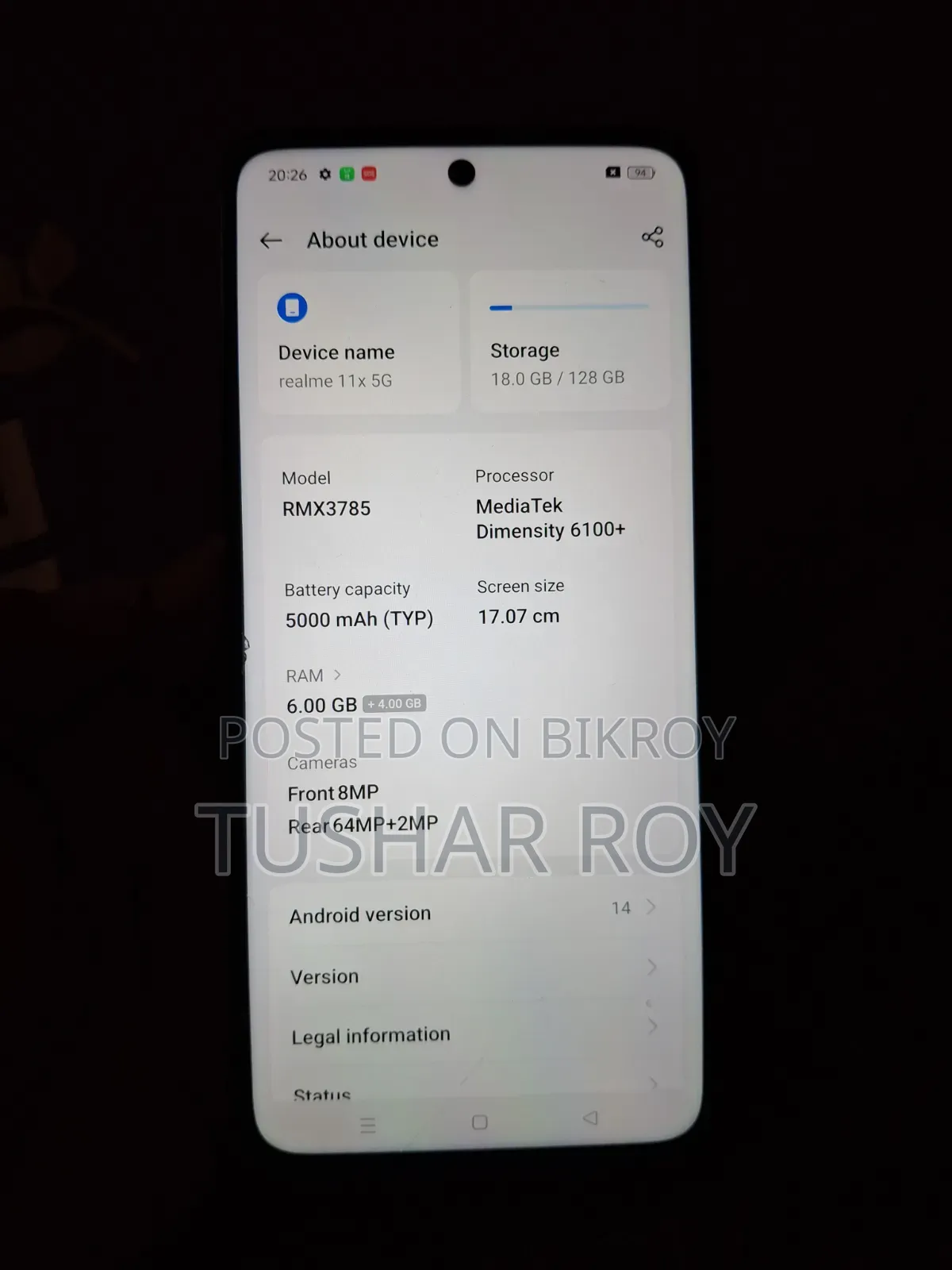 Realme 128 GB Black