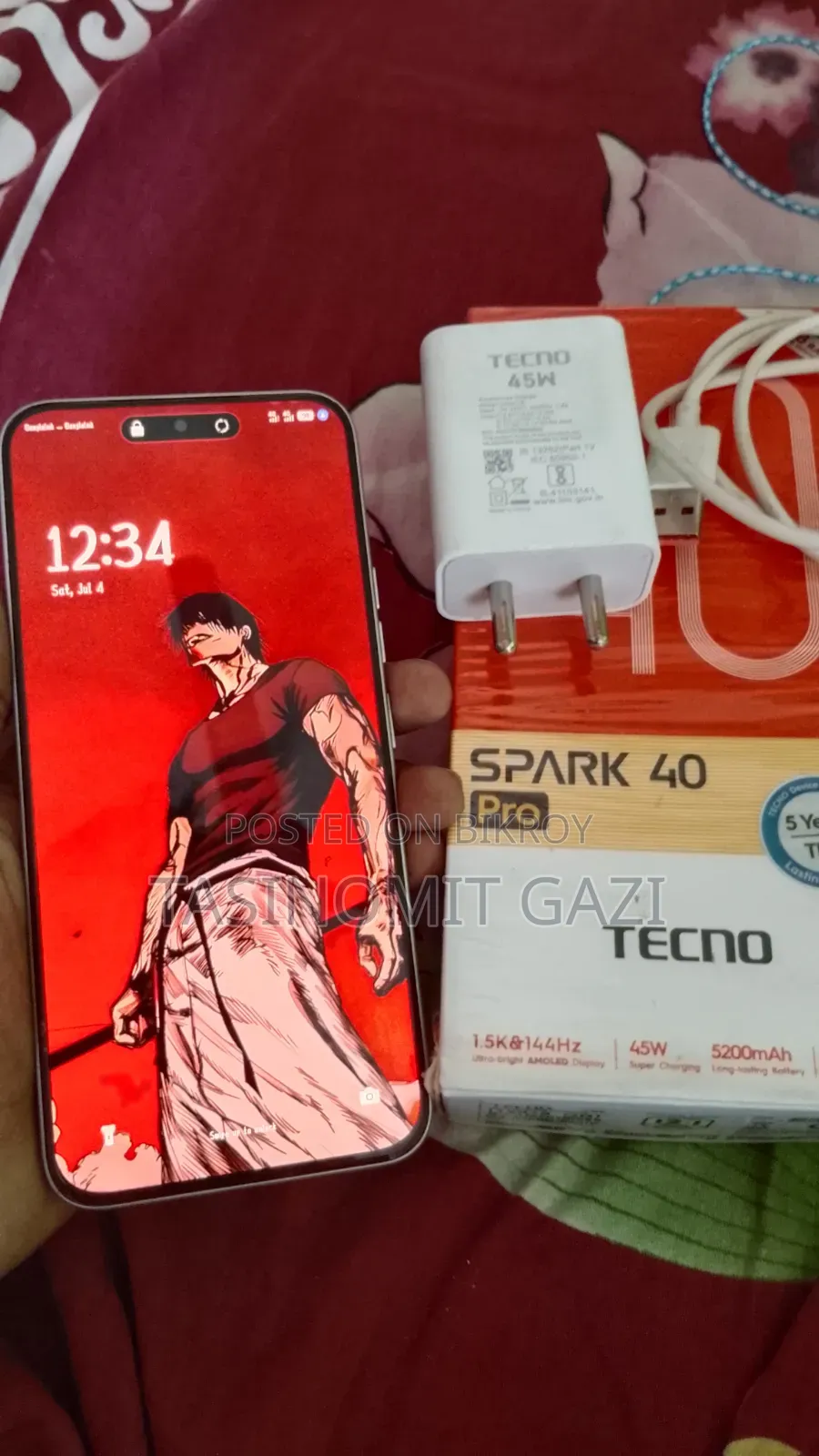 Tecno Spark 40 Pro 128 GB Silver