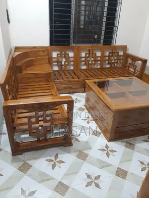 অরিজিনাল সেগুন কাঠের সোফা সেট
