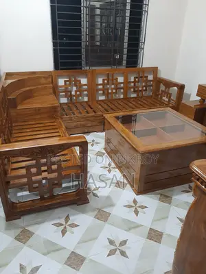 অরিজিনাল সেগুন কাঠের সোফা সেট