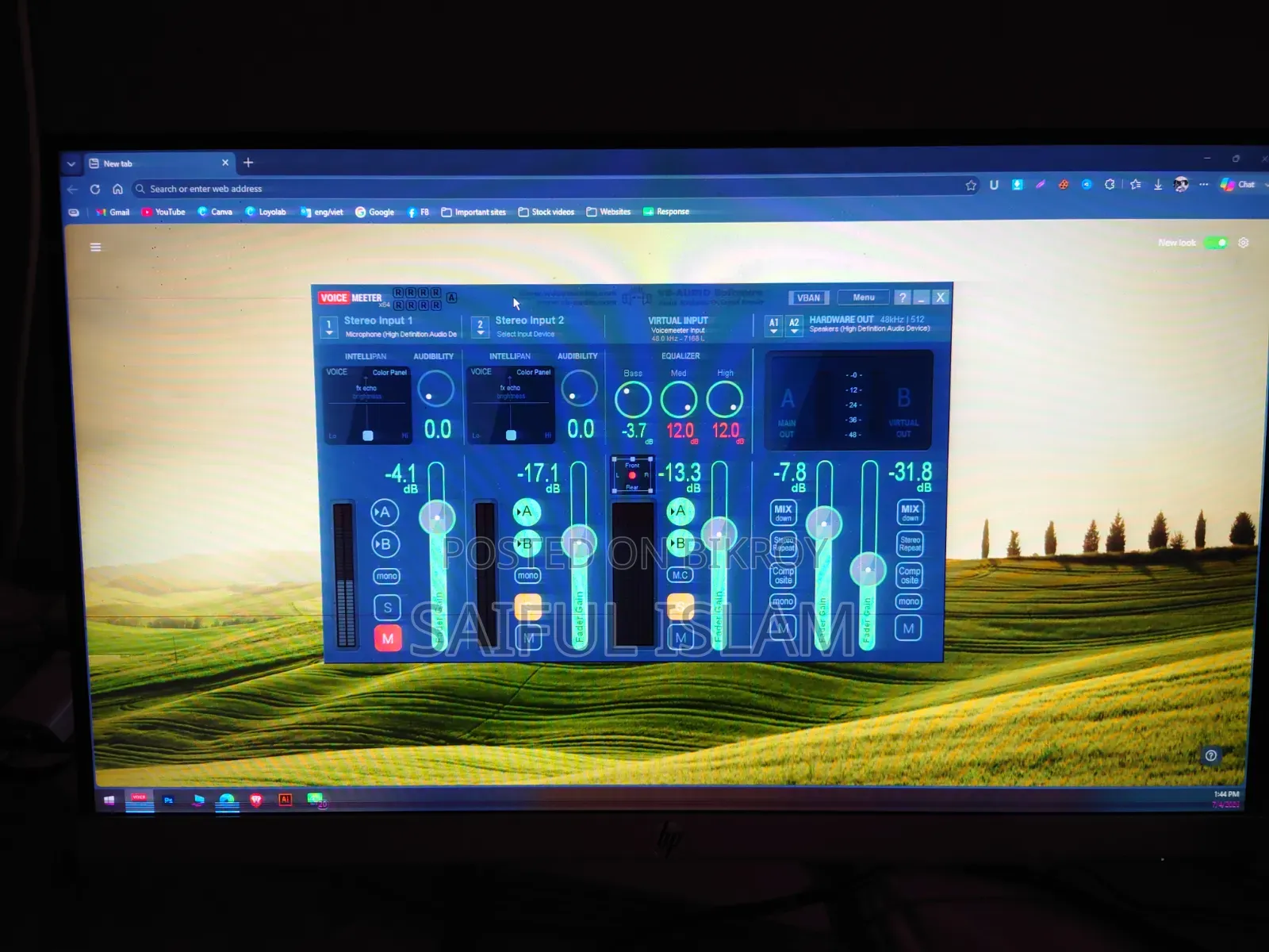 Hp 22fw Ips 75hz Hdmi/Vga Monitor