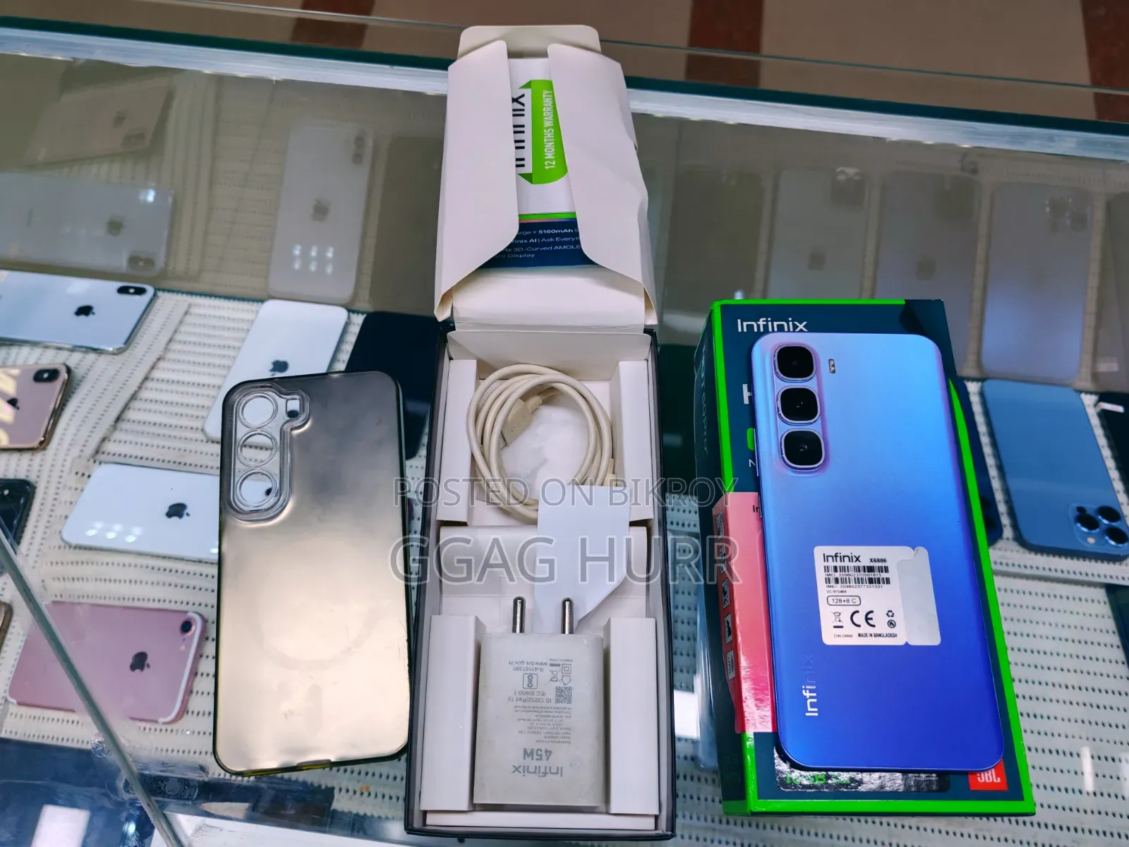 New Infinix Hot 60 Pro+ 128 GB Blue